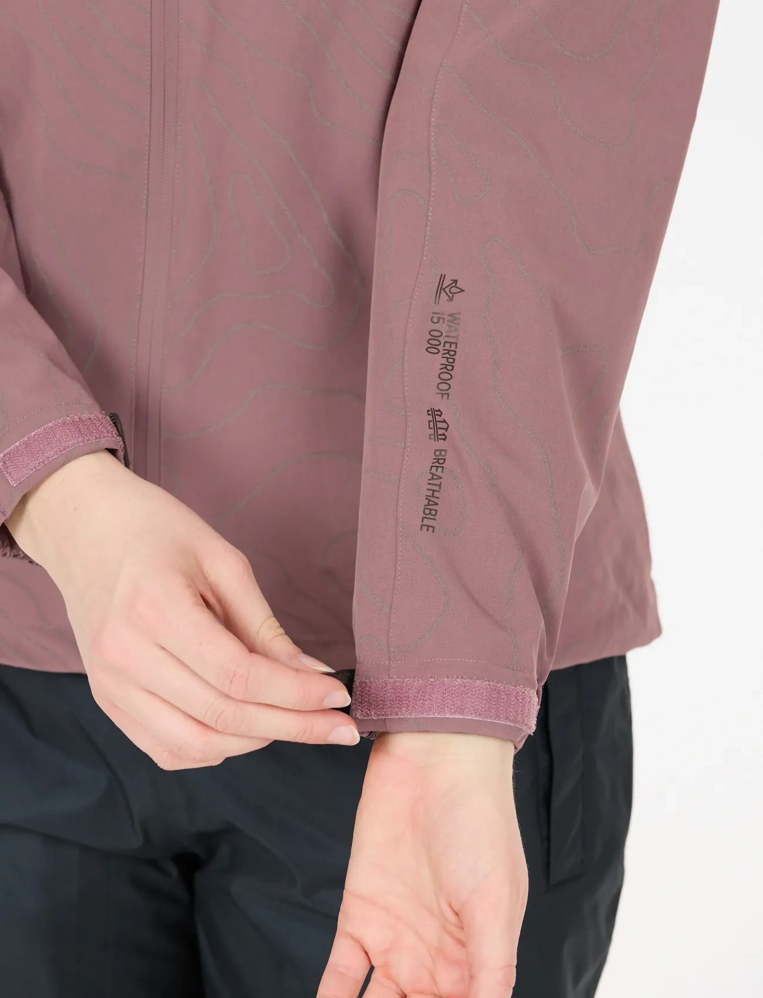 Weather Report - Camelia W AOP AWG Jacket W-PRO 1500 - outdoor & rain jackets - flint - 4