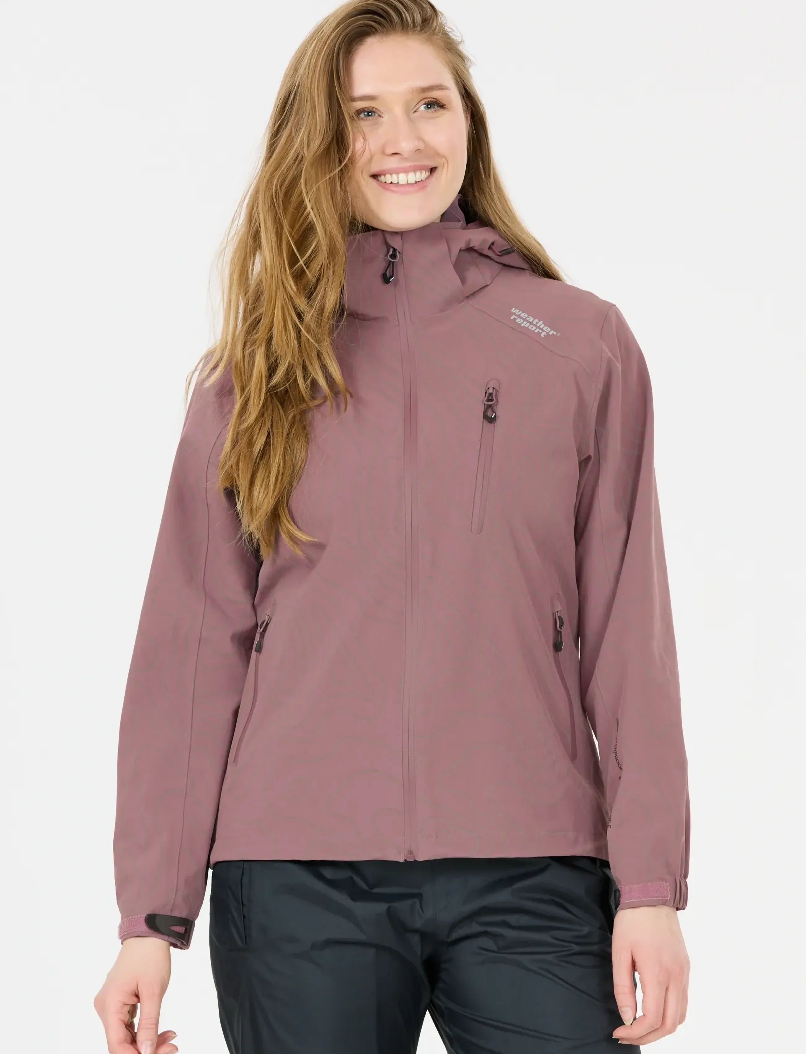 Weather Report Camelia W Aop Awg Jacket W-Pro 1500 jackor dam – bild 8