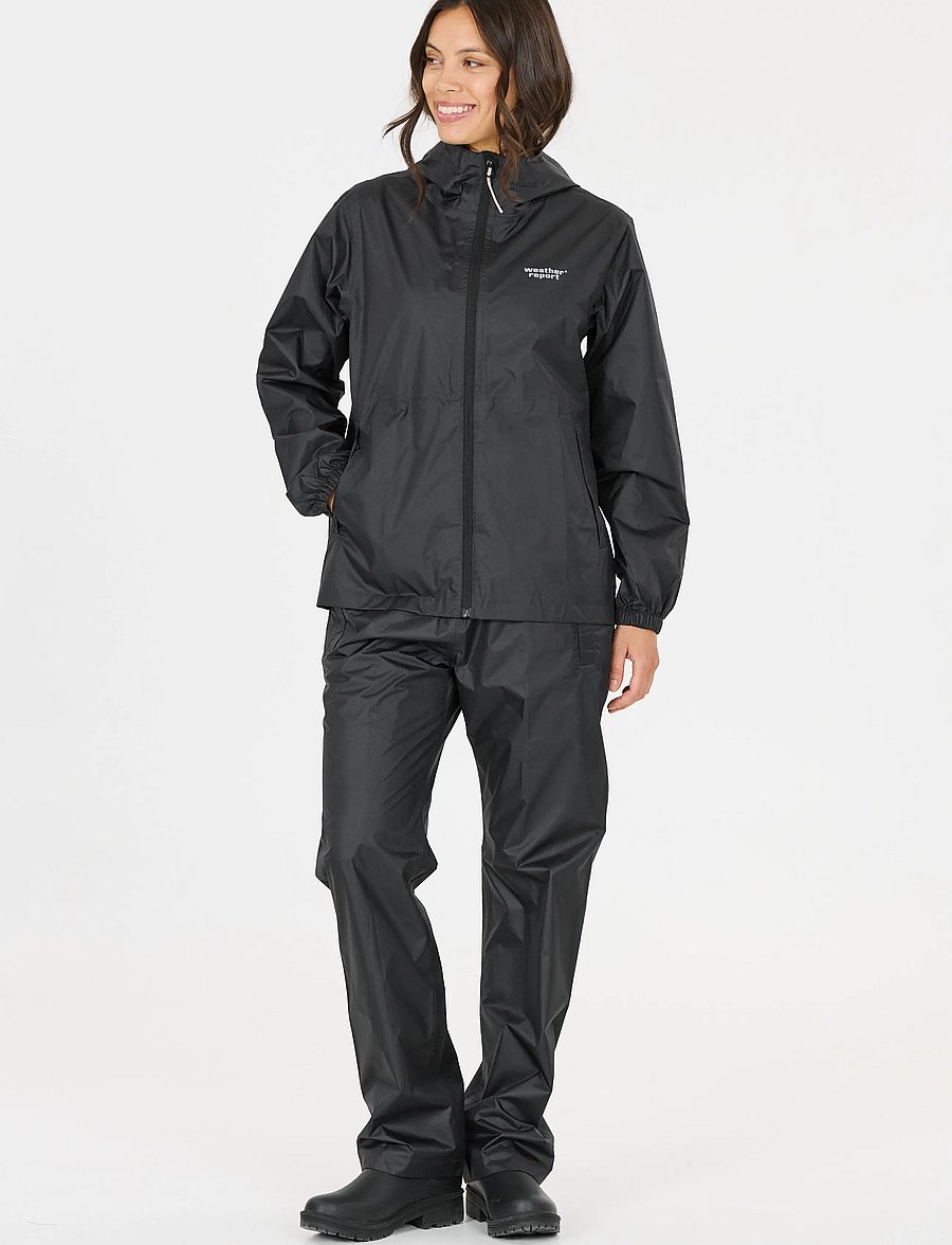 Weather Report - Pack'way W Packable Jacket W-PRO 10 - Õueriided - black - 0
