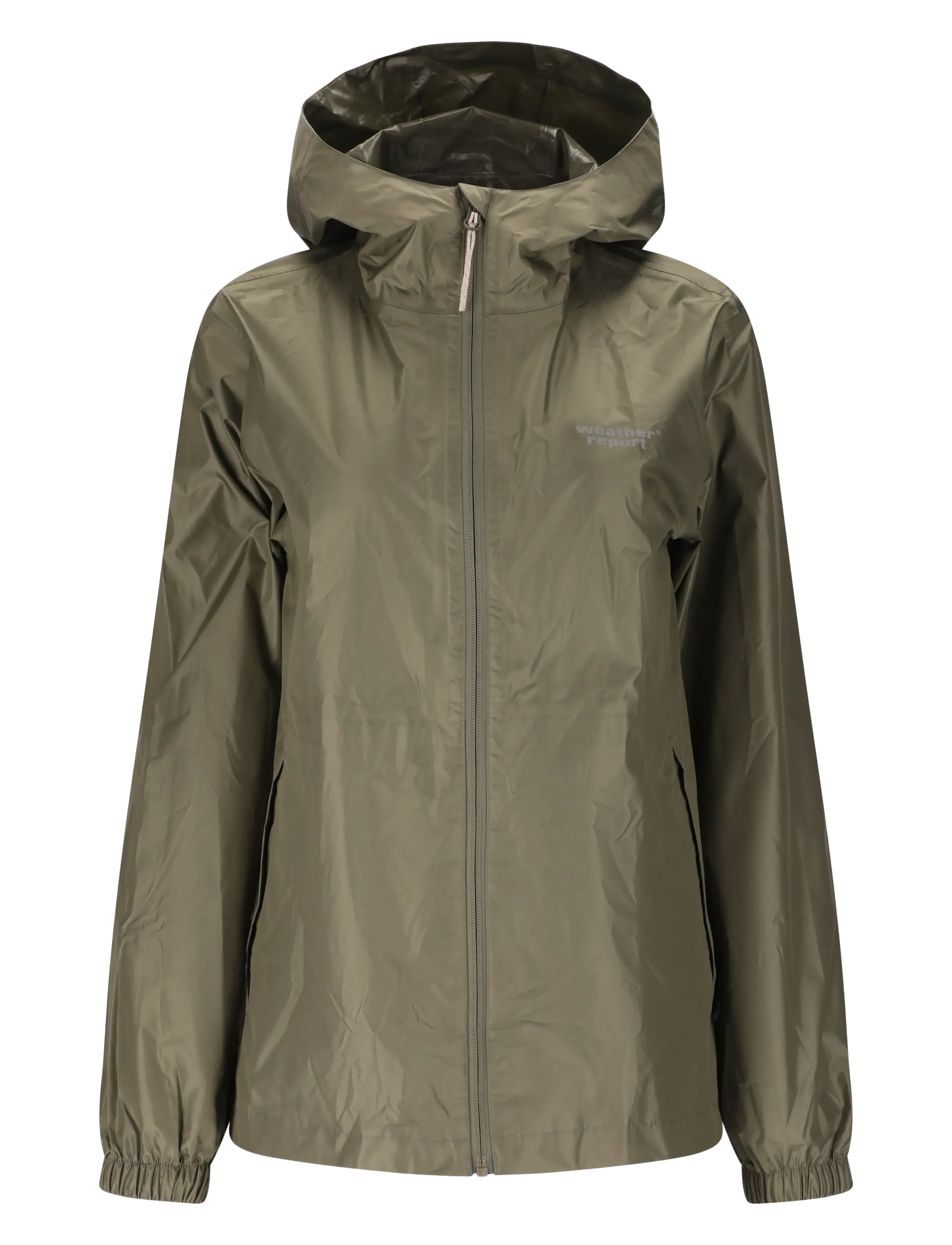 Weather Report Pack'way W Packable Jacket W-PRO 10 - Rainwear - TEA LEAF / khaki/green