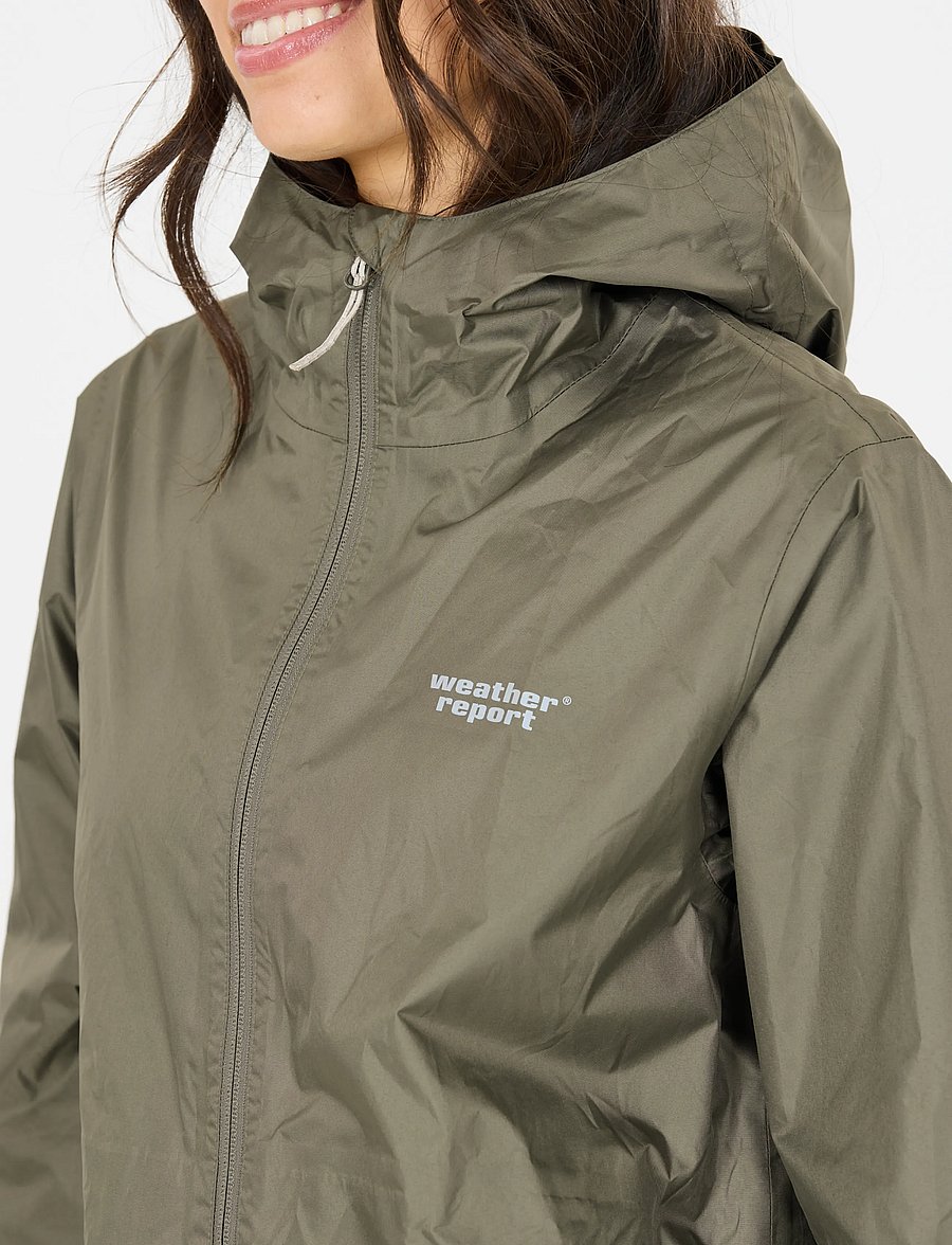 Weather Report - Pack'way W Packable Jacket W-PRO 10 - tea leaf - 0