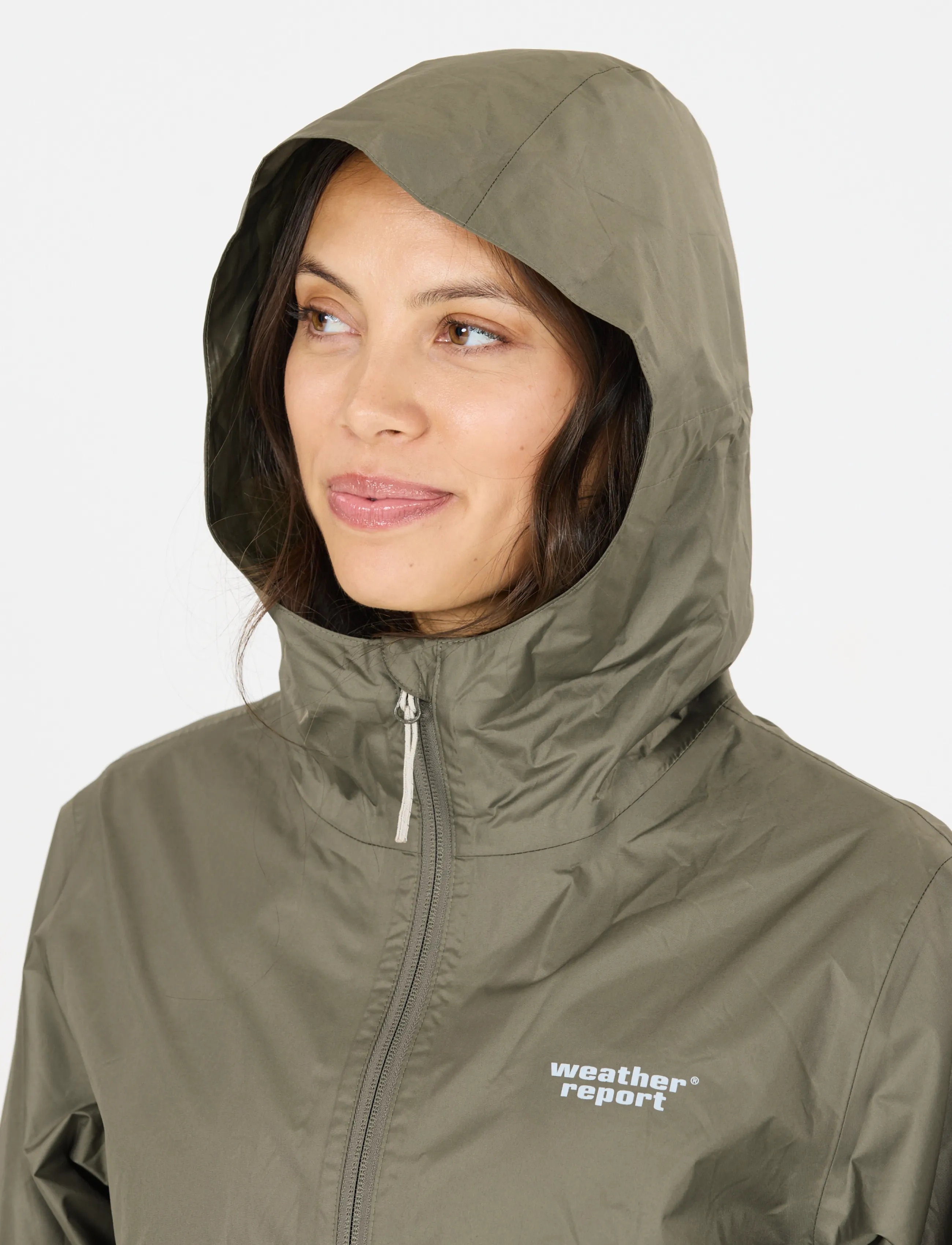 Weather Report - Pack'way W Packable Jacket W-PRO 10 - rain jackets - tea leaf - 4