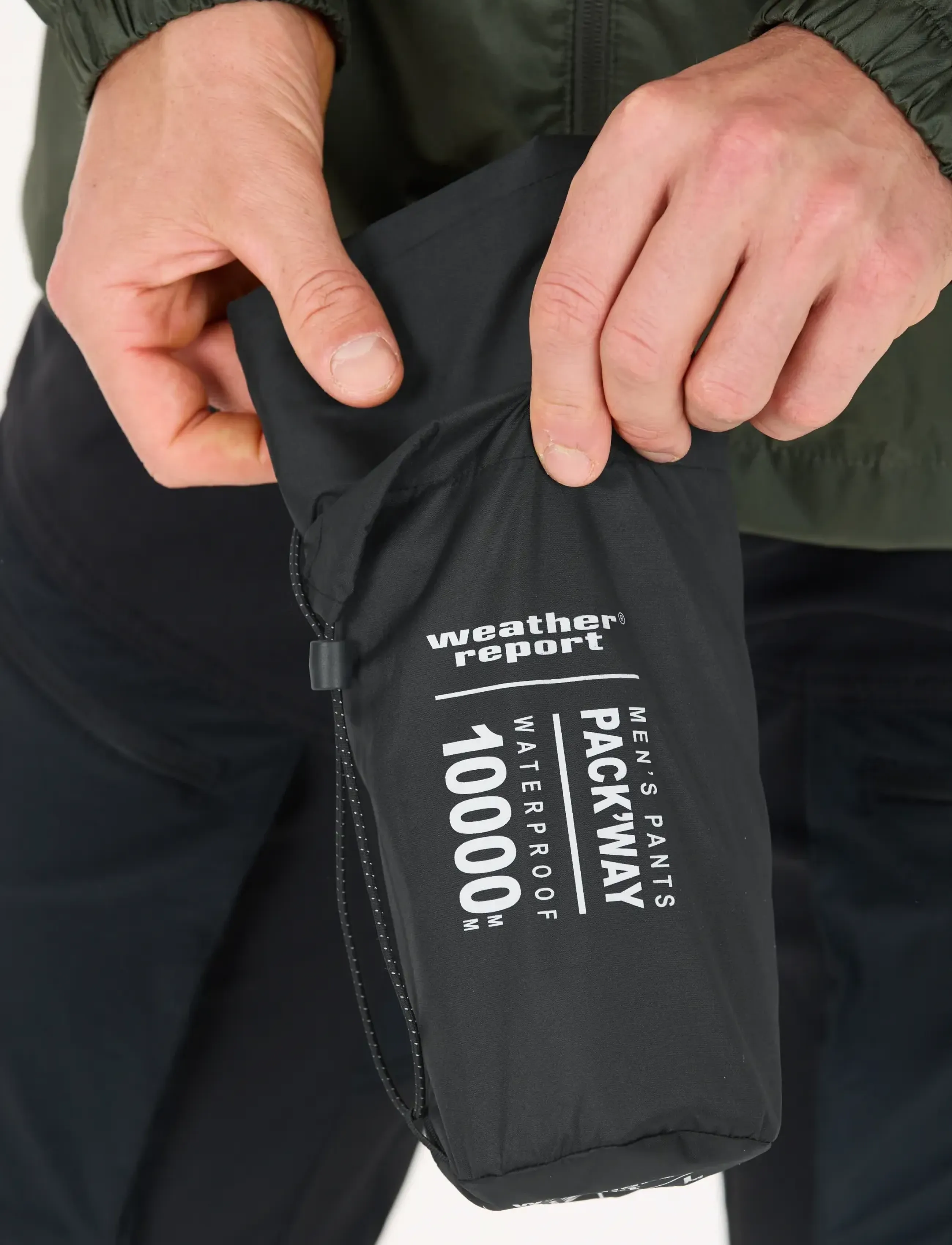 Weather Report - Pack'way M Packable Pant W-PRO 1000 - regenhosen - black - 3