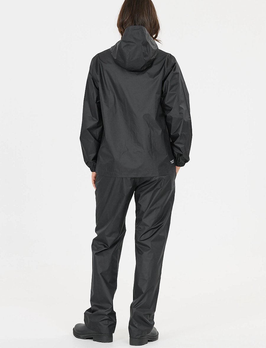 Weather Report - Pack'way W Packable Pant W-PRO 1000 - ytterkläder - black - 3