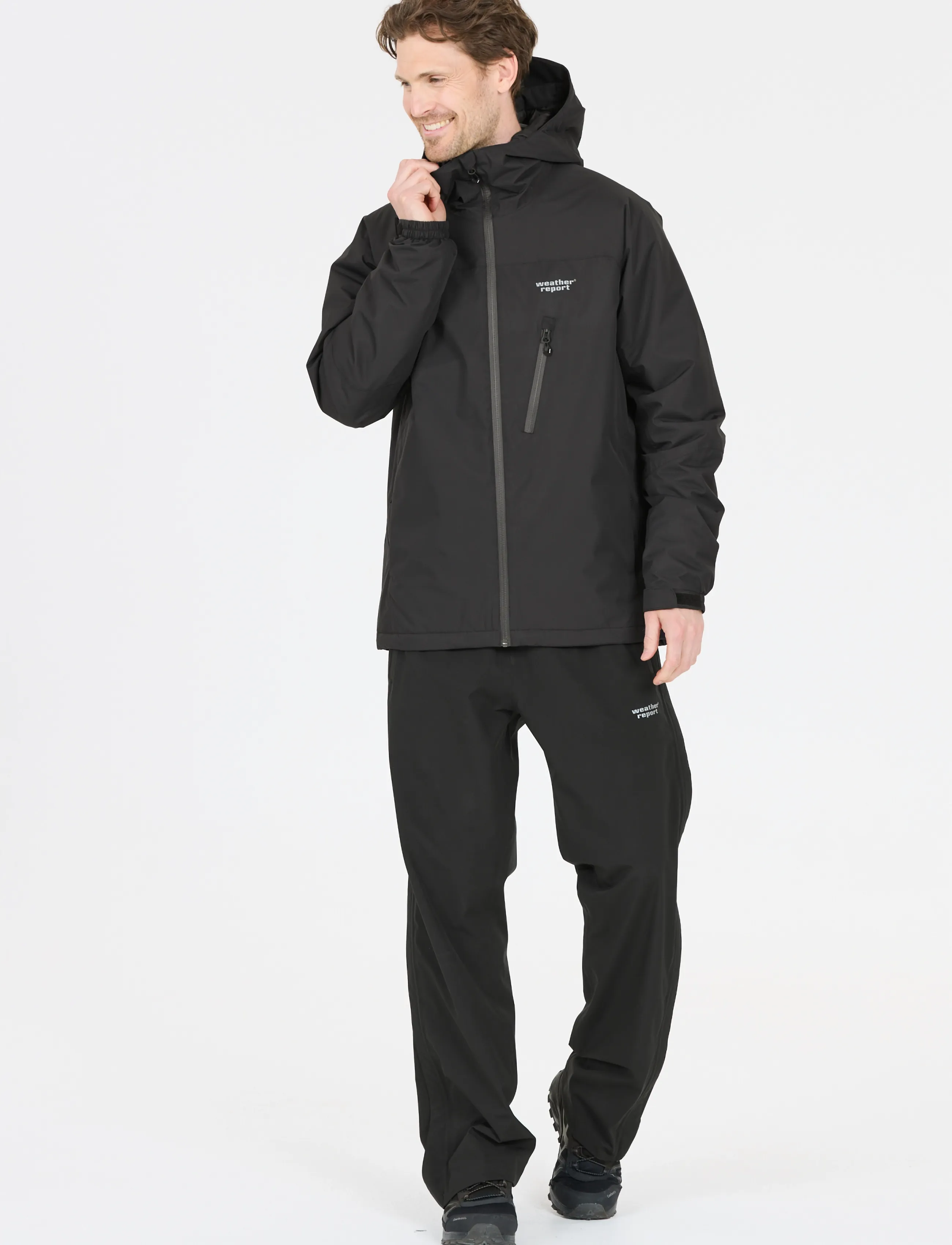 Weather Report - Pluvio M Insulated Jacket W-PRO 150 - raincoats - black - 0