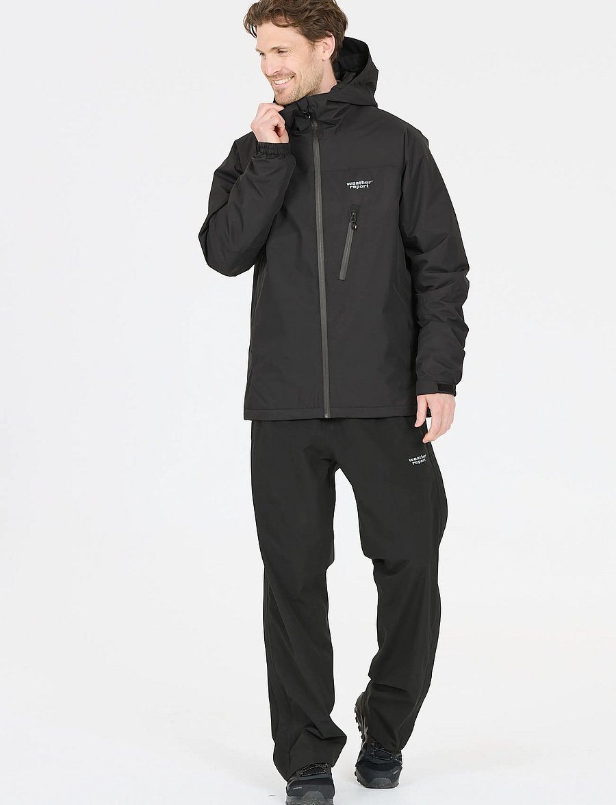 Weather Report - Pluvio M Insulated Jacket W-PRO 150 - raincoats - black - 0