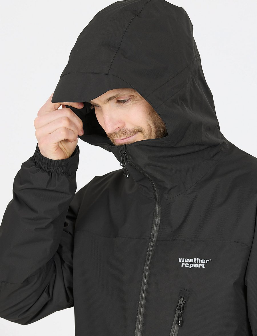 Weather Report - Pluvio M Insulated Jacket W-PRO 150 - raincoats - black - 4