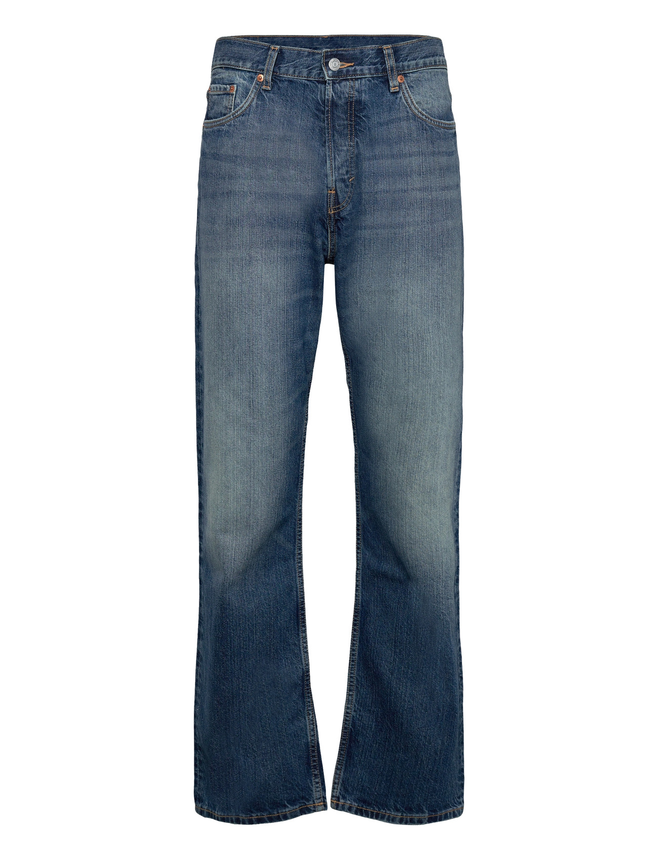 Weekday Space Mid Rise Relaxed Straight Leg Jeans - - 28 x 30 2