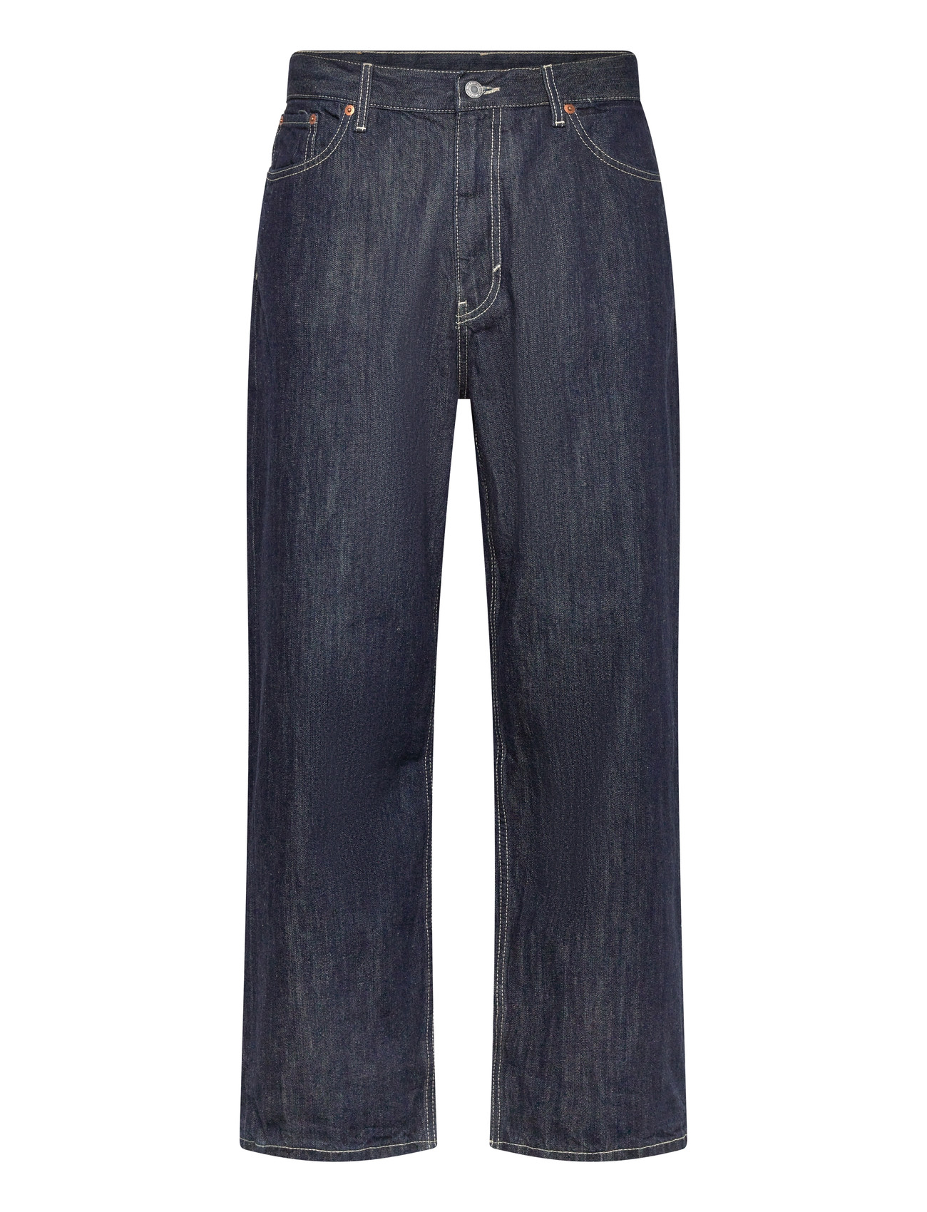 Weekday Galaxy Mid Rise Loose Straight Leg Unisex Jeans - - 29 x 30 1
