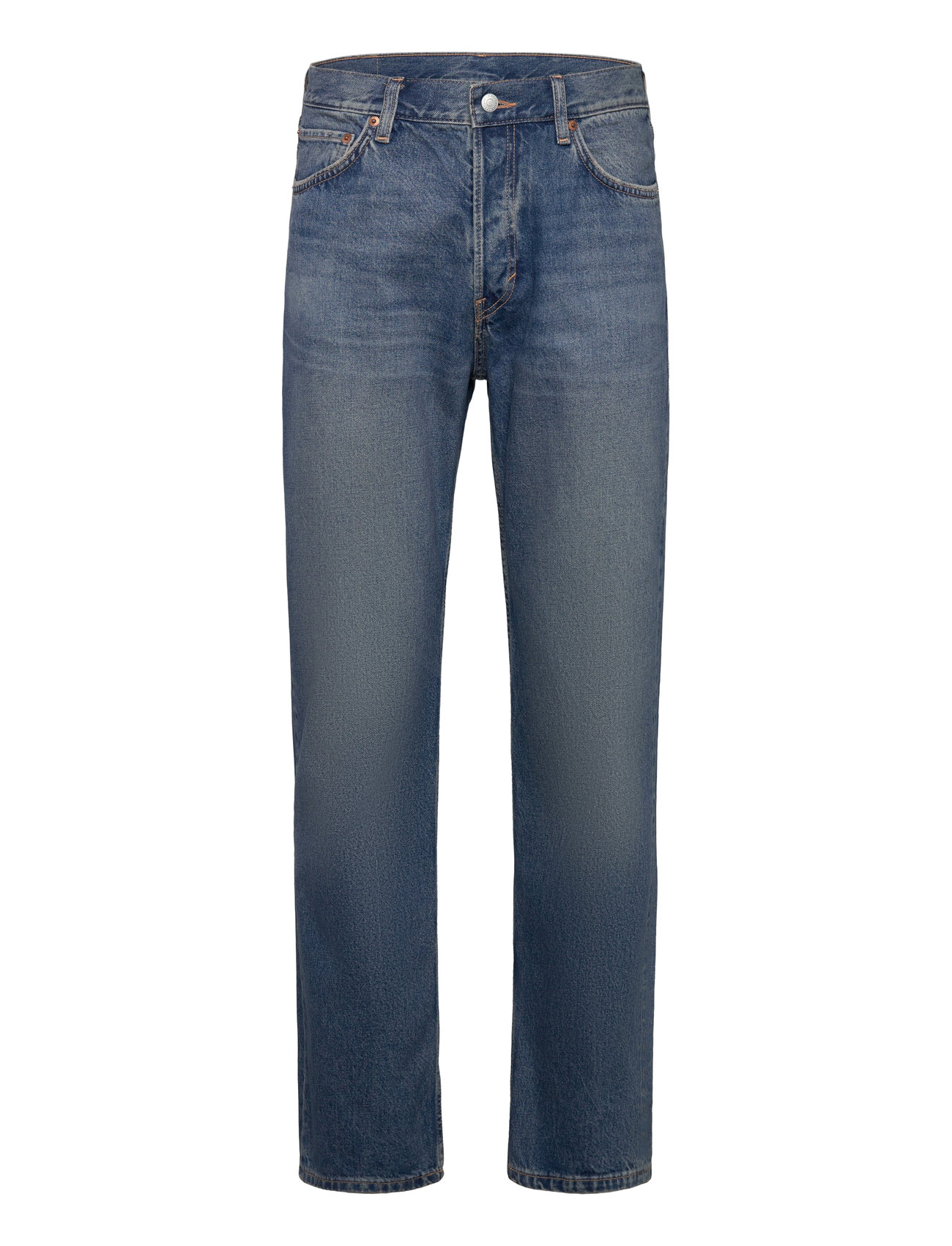 Weekday Regular Straight Jeans - Black - 27 x 32 1