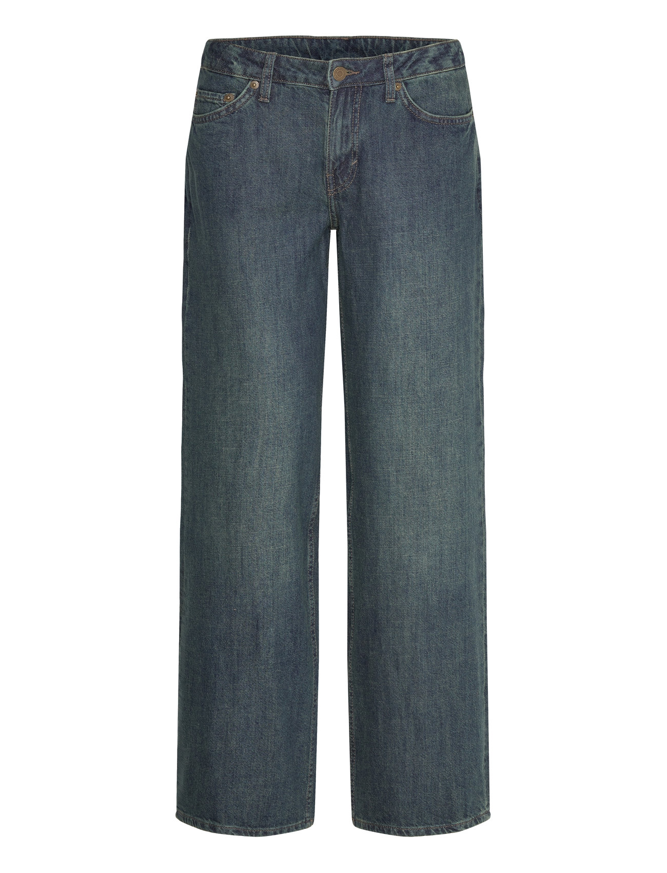 Weekday Ample Low Rise Loose Wide Jeans - - 23 x 32 2