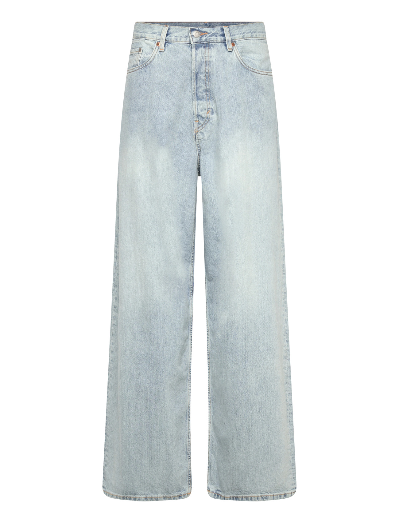 Weekday Astro Mid Rise Loose Baggy Unisex Jeans - Black - 29 x 32 4
