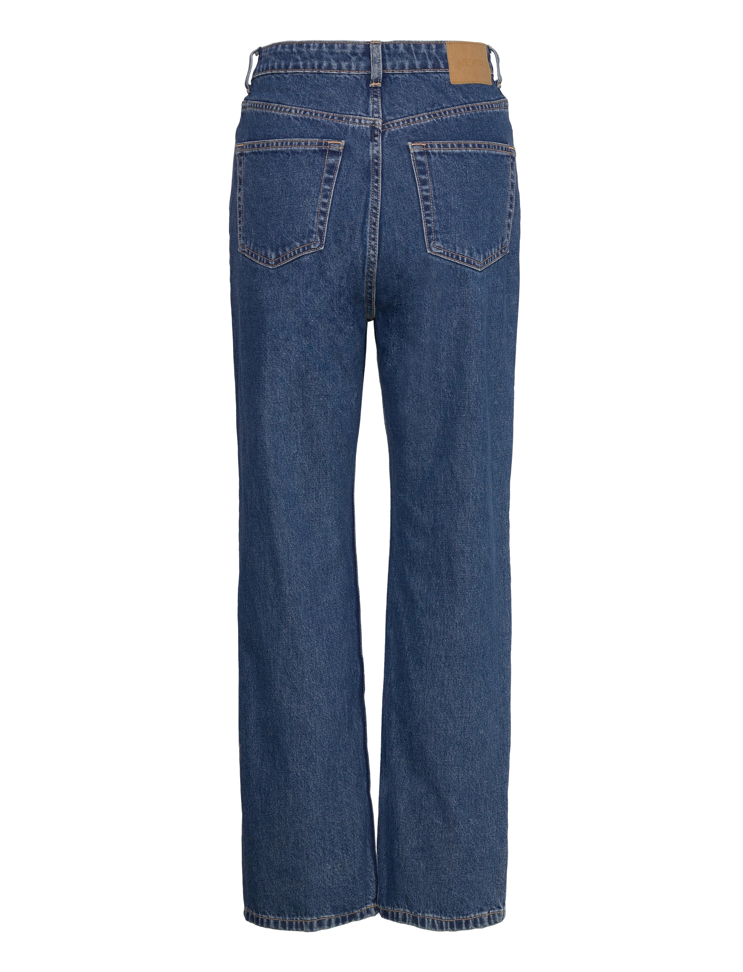 Weekday - Rowe Super High Waisted Regular Straight Leg Jeans - straight jeans - nobel blue - 1