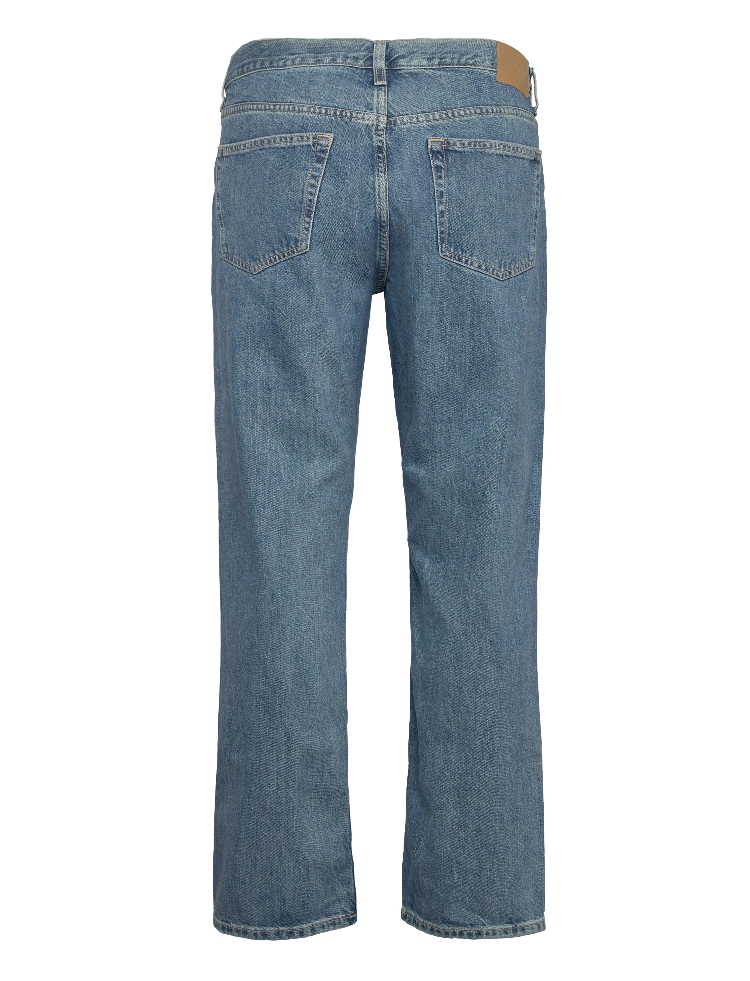 Weekday - Space Mid Rise Relaxed Straight Leg Jeans - regular jeans - 2000 blue - 1