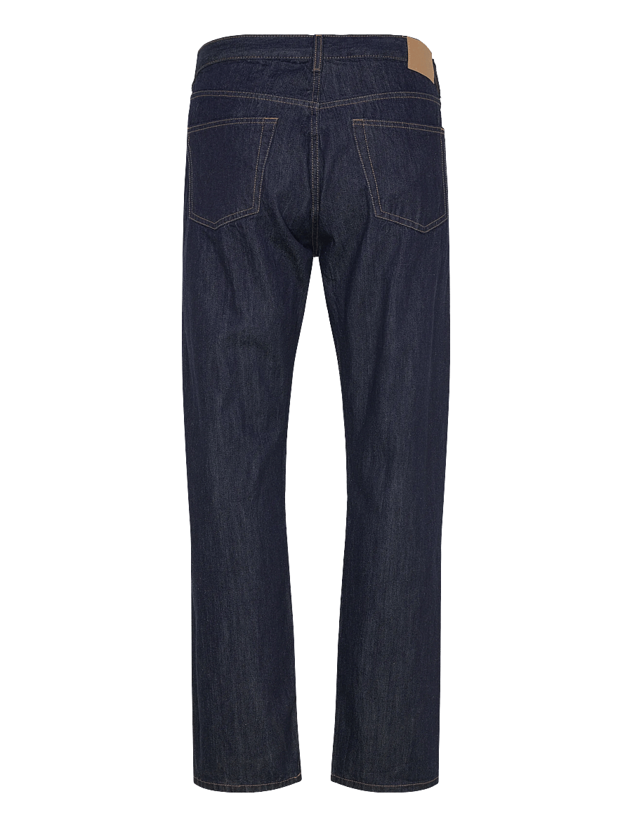 Weekday - Space Mid Rise Relaxed Straight Leg Jeans - regular jeans - blue rinse - 1