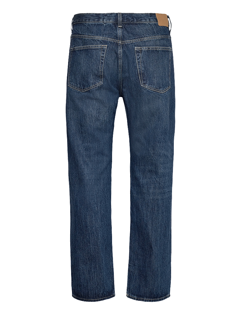 Weekday - Space Mid Rise Relaxed Straight Leg Jeans - regular jeans - morning blue - 1