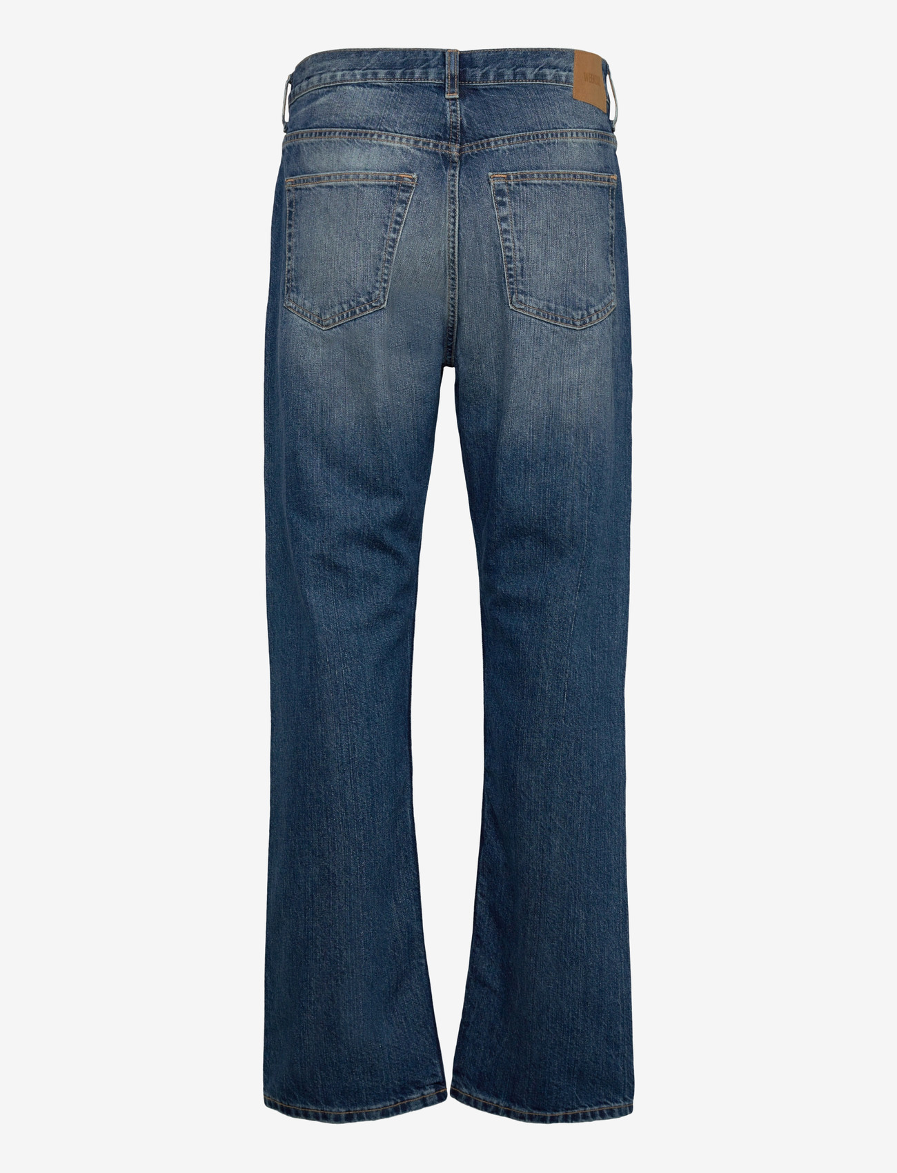 Weekday - Space Mid Rise Relaxed Straight Leg Jeans - regular jeans - radio blue - 1