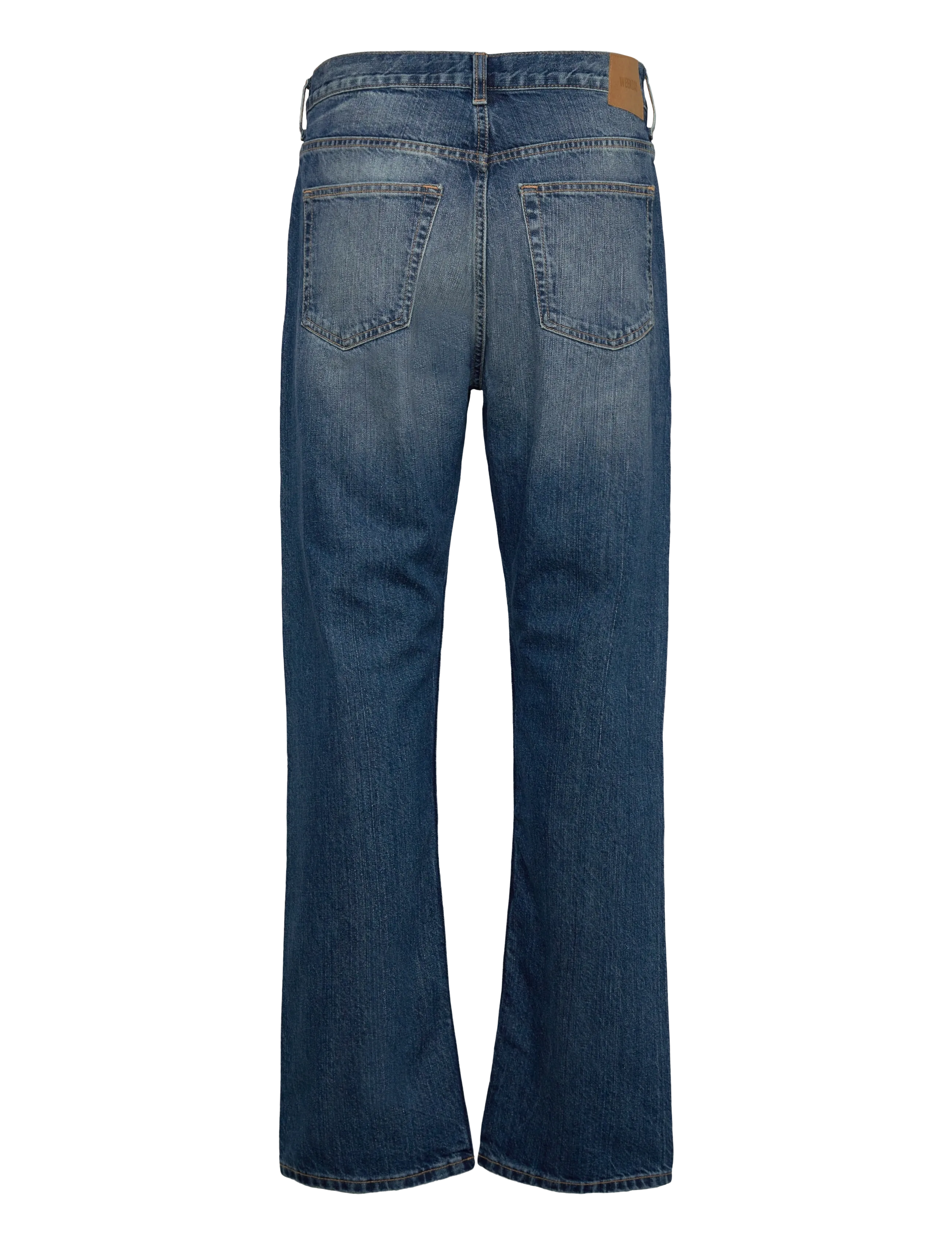 Weekday - Space Mid Rise Relaxed Straight Leg Jeans - regular jeans - radio blue - 1