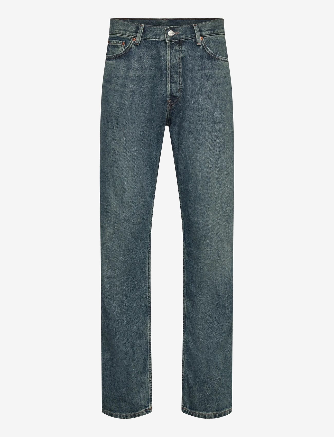 Weekday - Space Relaxed Straight Leg Jeans - regular jeans - second blue - 0