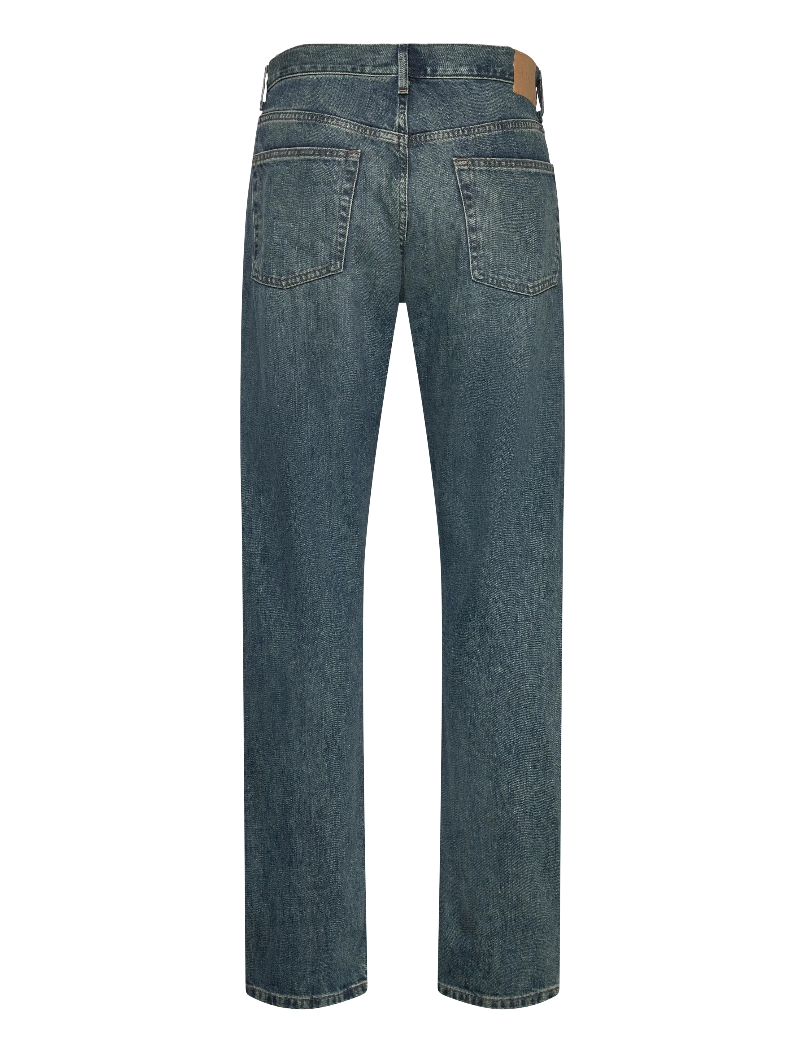 Weekday - Space Mid Rise Relaxed Straight Leg Jeans - regular jeans - second blue - 1