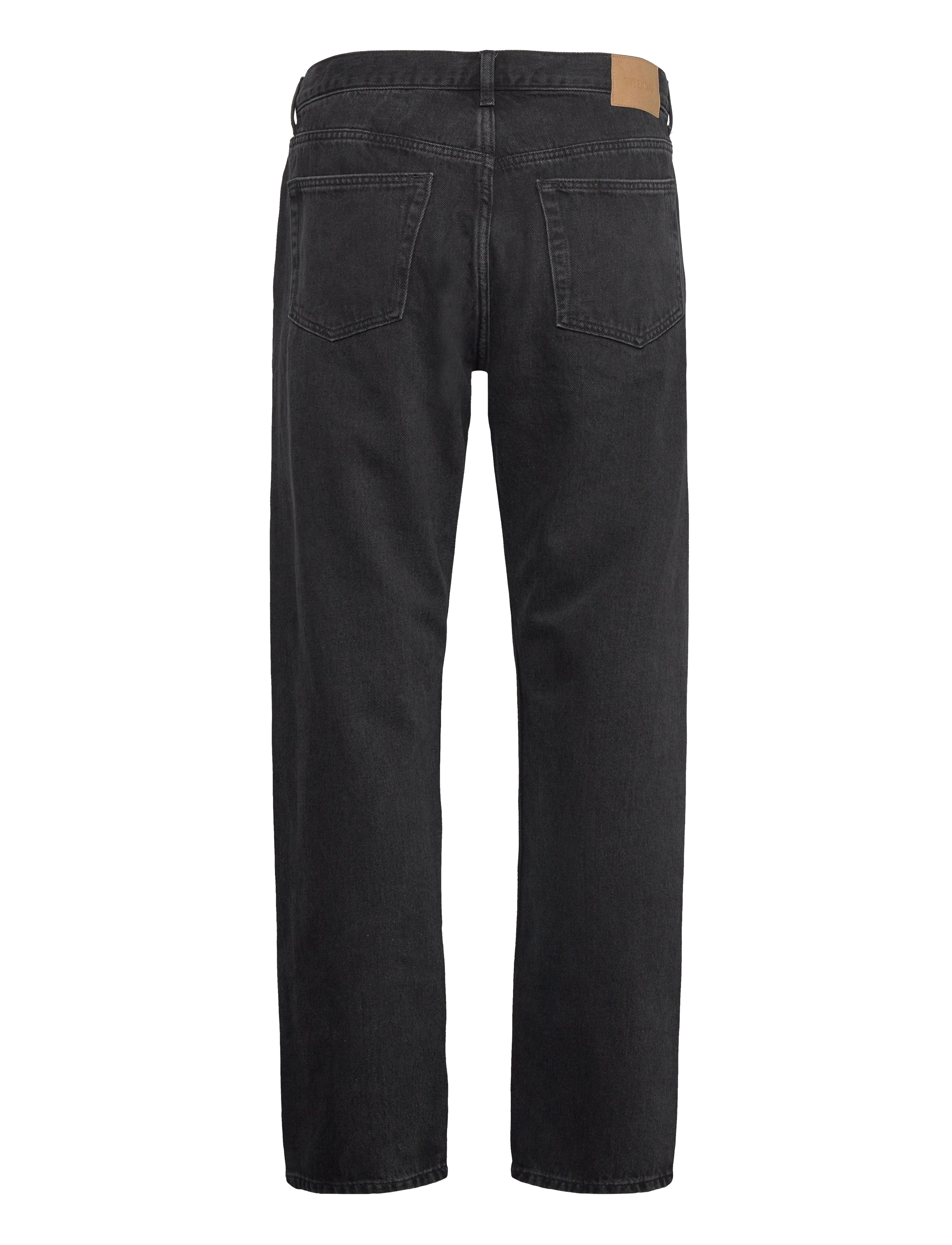 Weekday - Space Mid Rise Relaxed Straight Leg Jeans - regular jeans - tuned black - 2