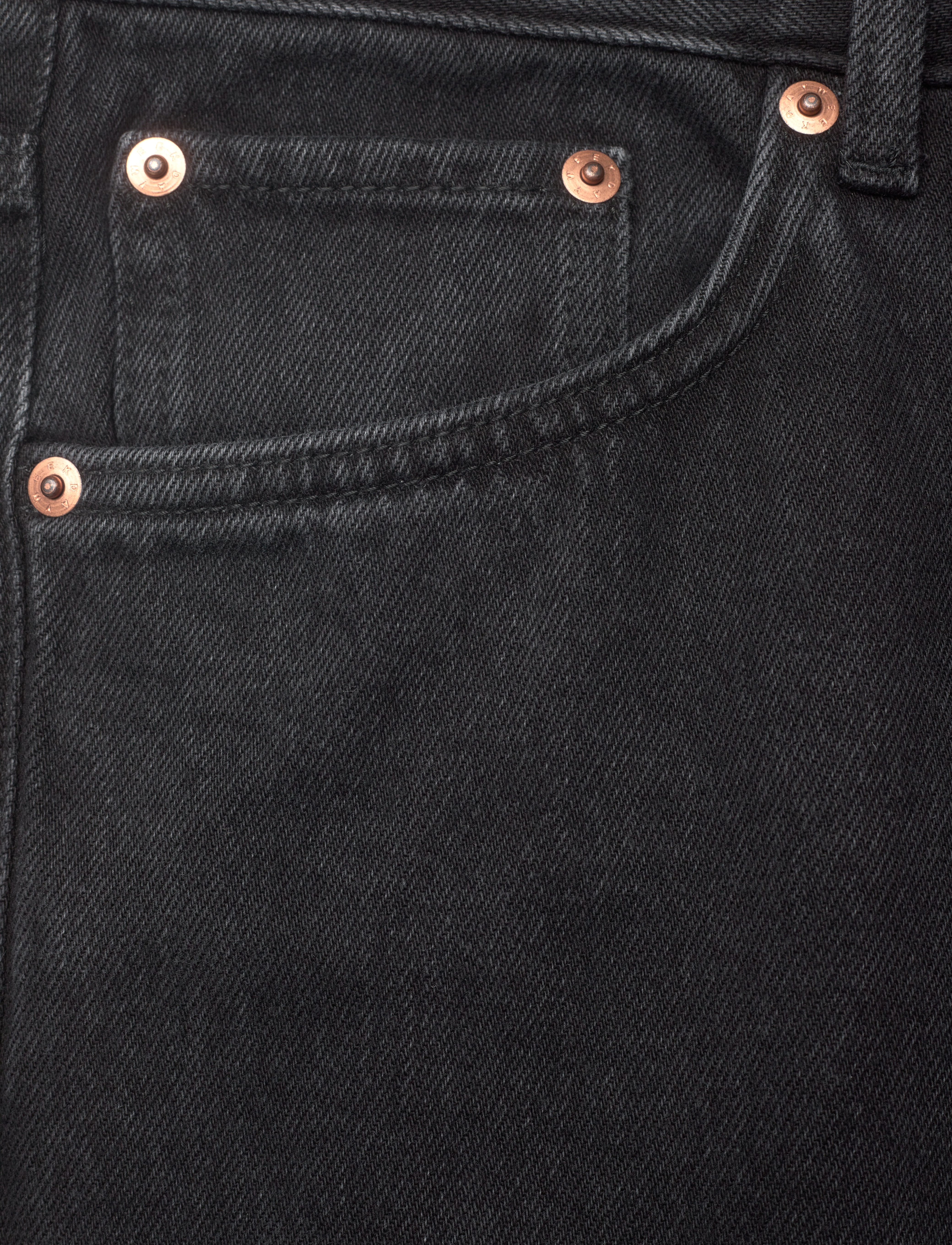 Weekday Space Mid Rise Relaxed Straight Leg Jeans (WEE0828122