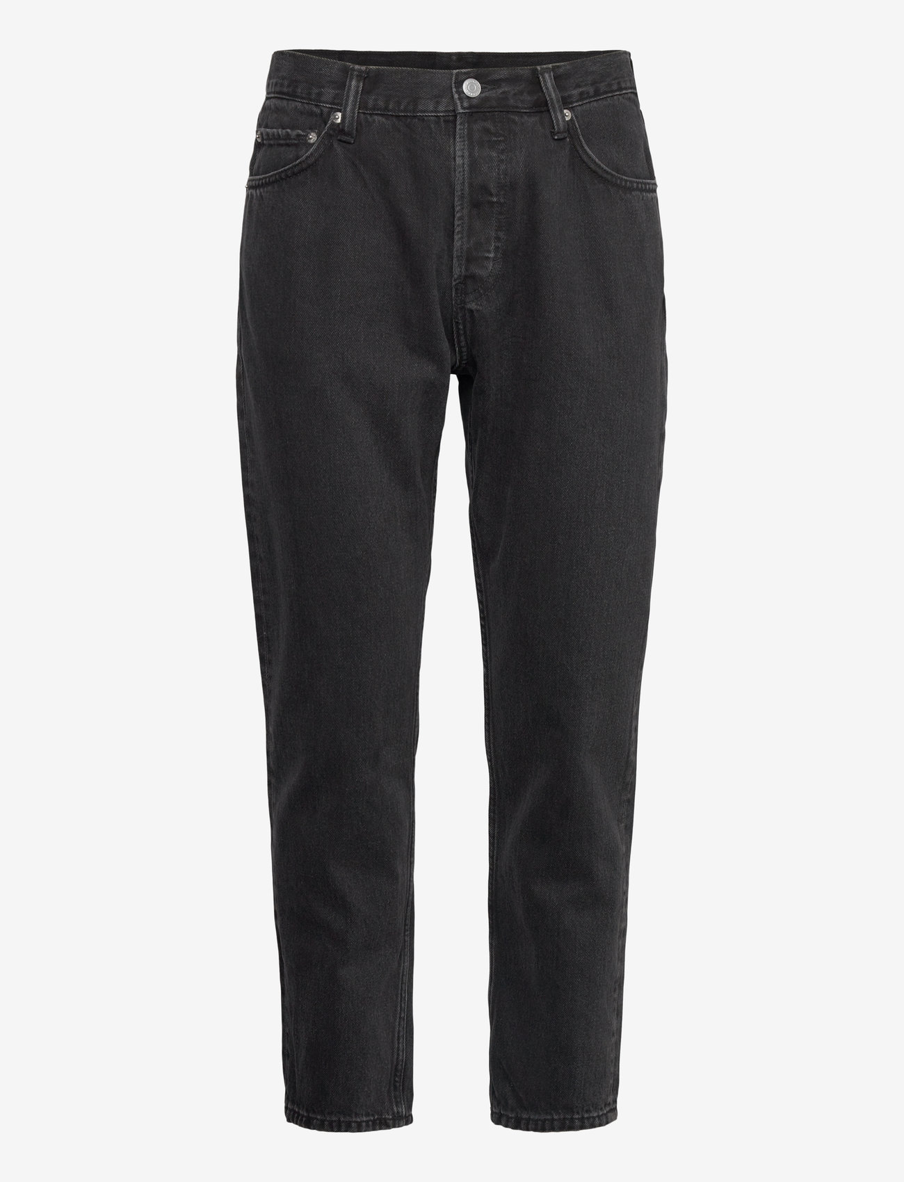Weekday - Barrel Relaxed Tapered Jeans - tuned black - 0