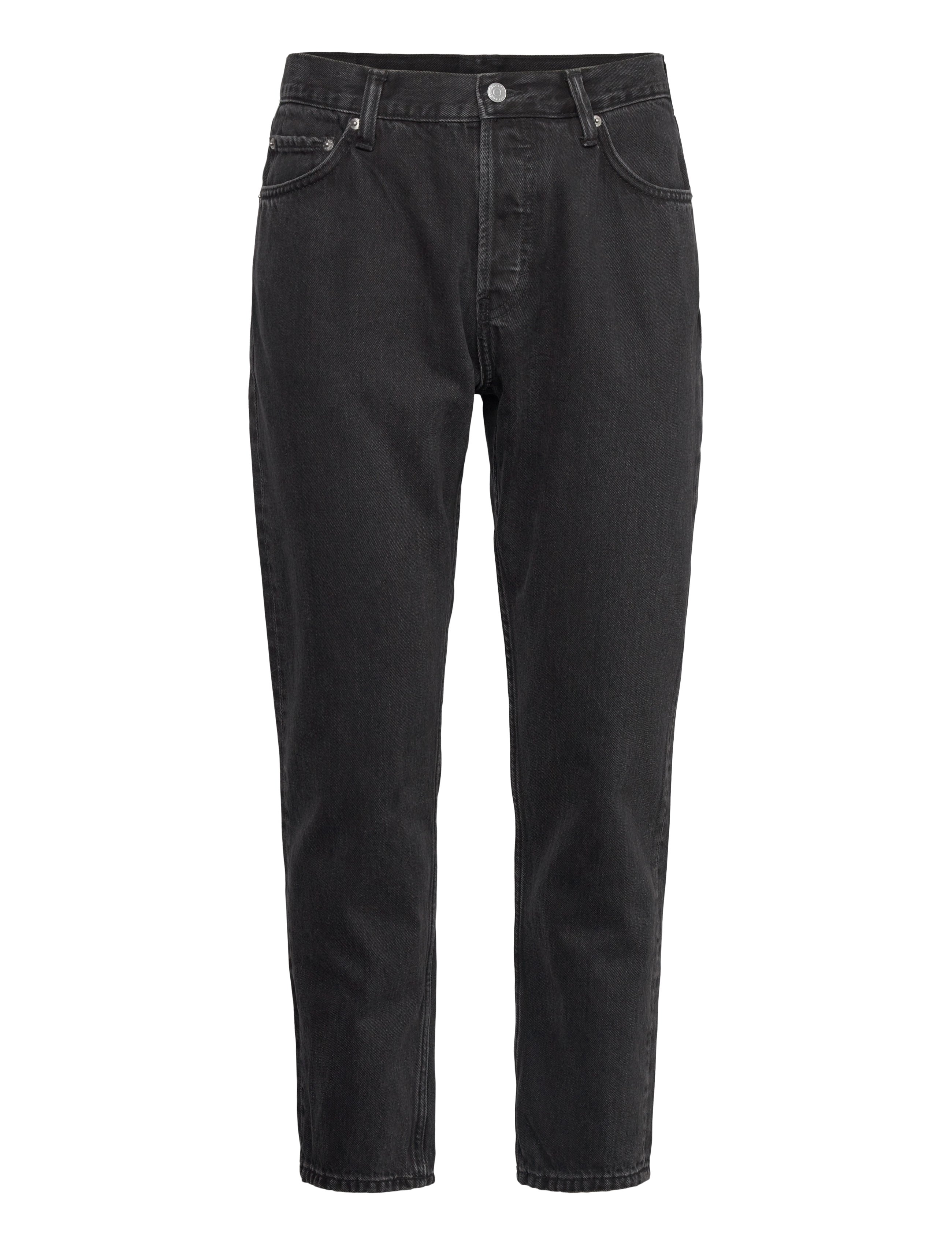 Weekday Barrel Relaxed Tapered Jeans - 4 for 3 - TUNED BLACK / black