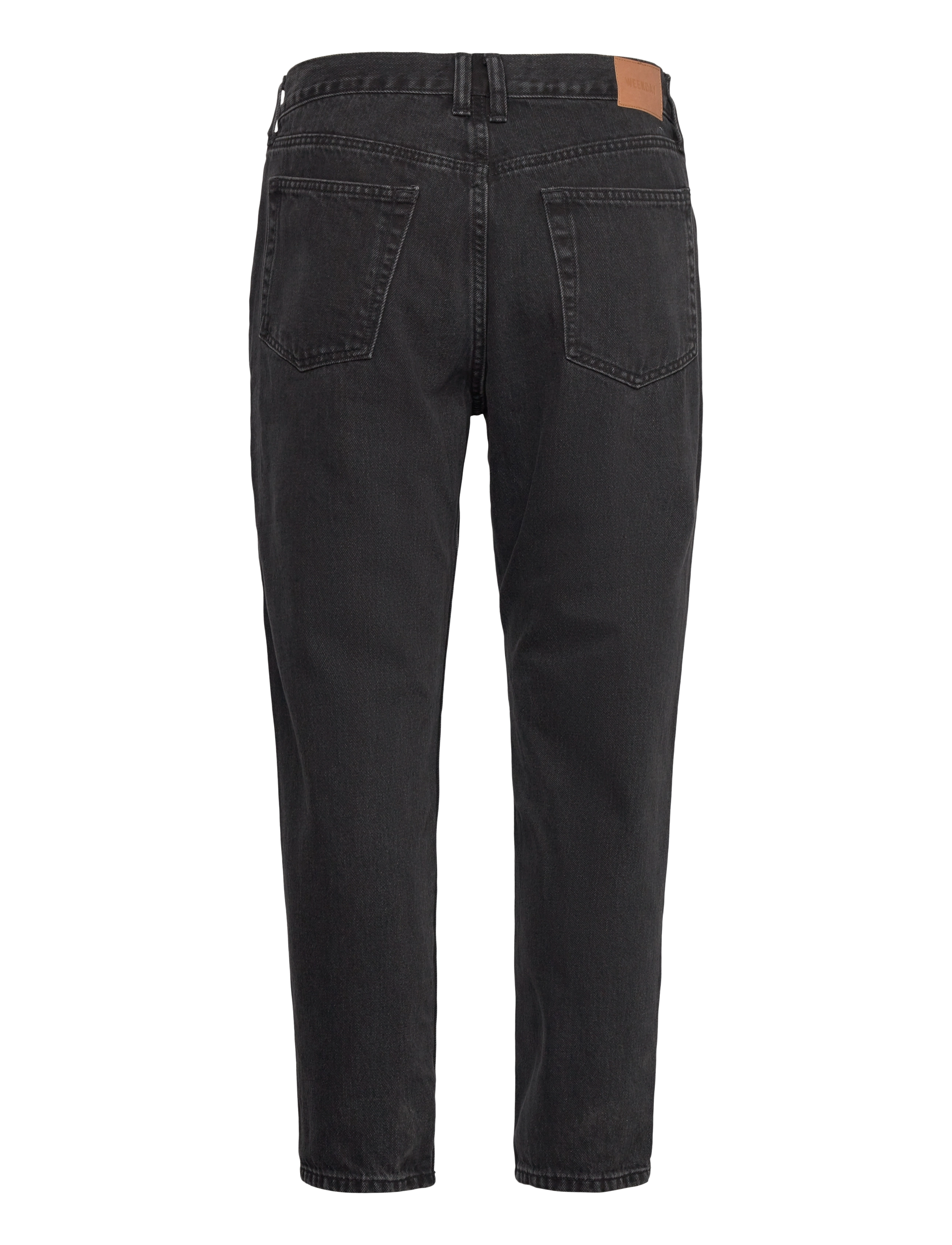 Weekday - Barrel Relaxed Tapered Jeans - tapered jeans - tuned black - 1
