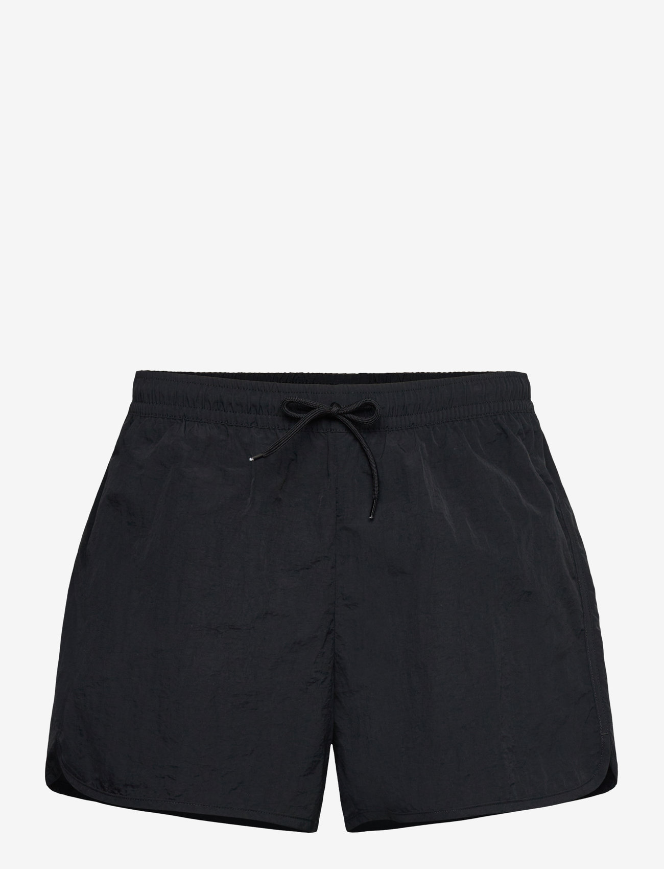 Weekday - Structured Mid-Thigh Swim Shorts - badeshorts - black - 0