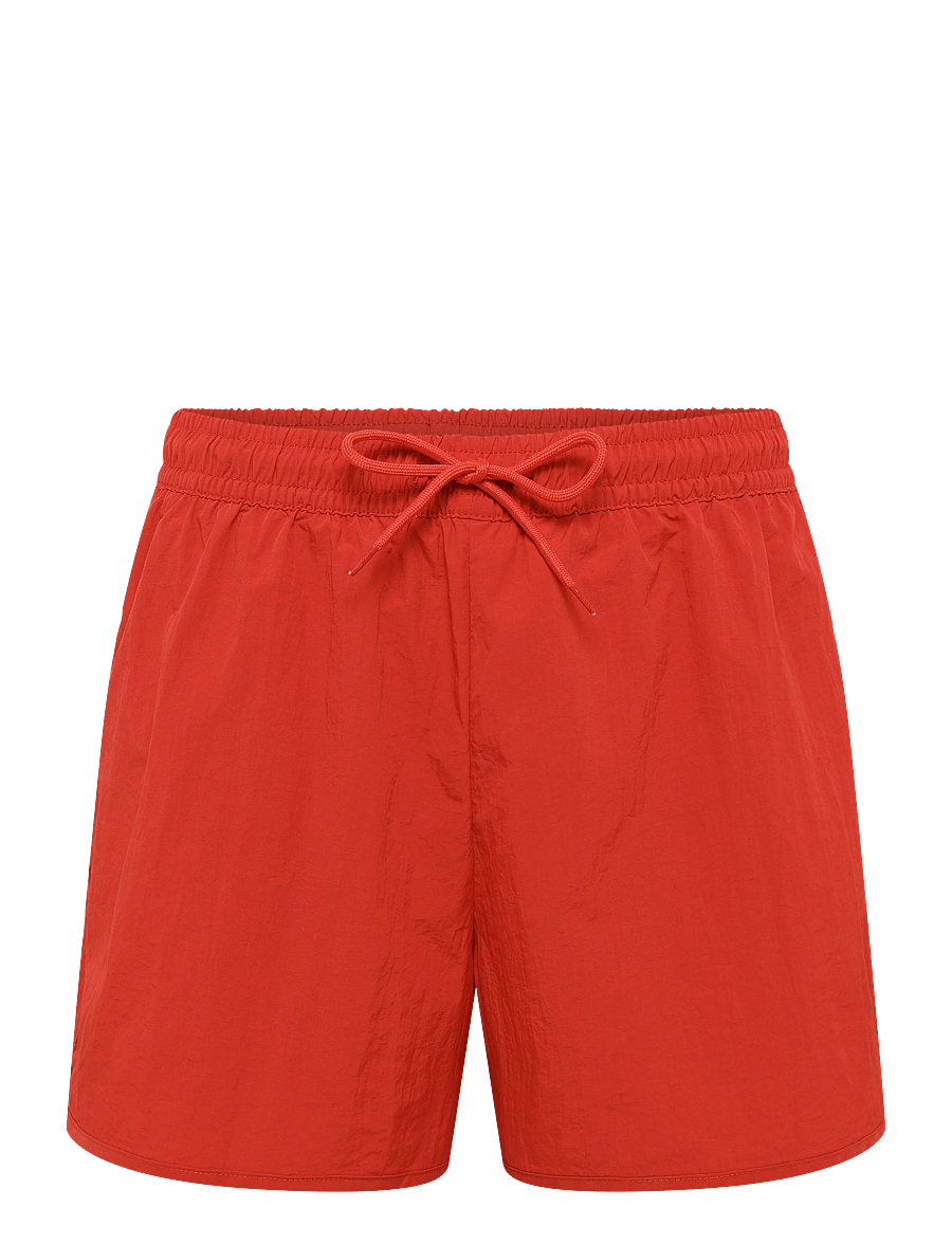 Weekday - Structured Mid-Thigh Swim Shorts - ujumispüksid - red - 0