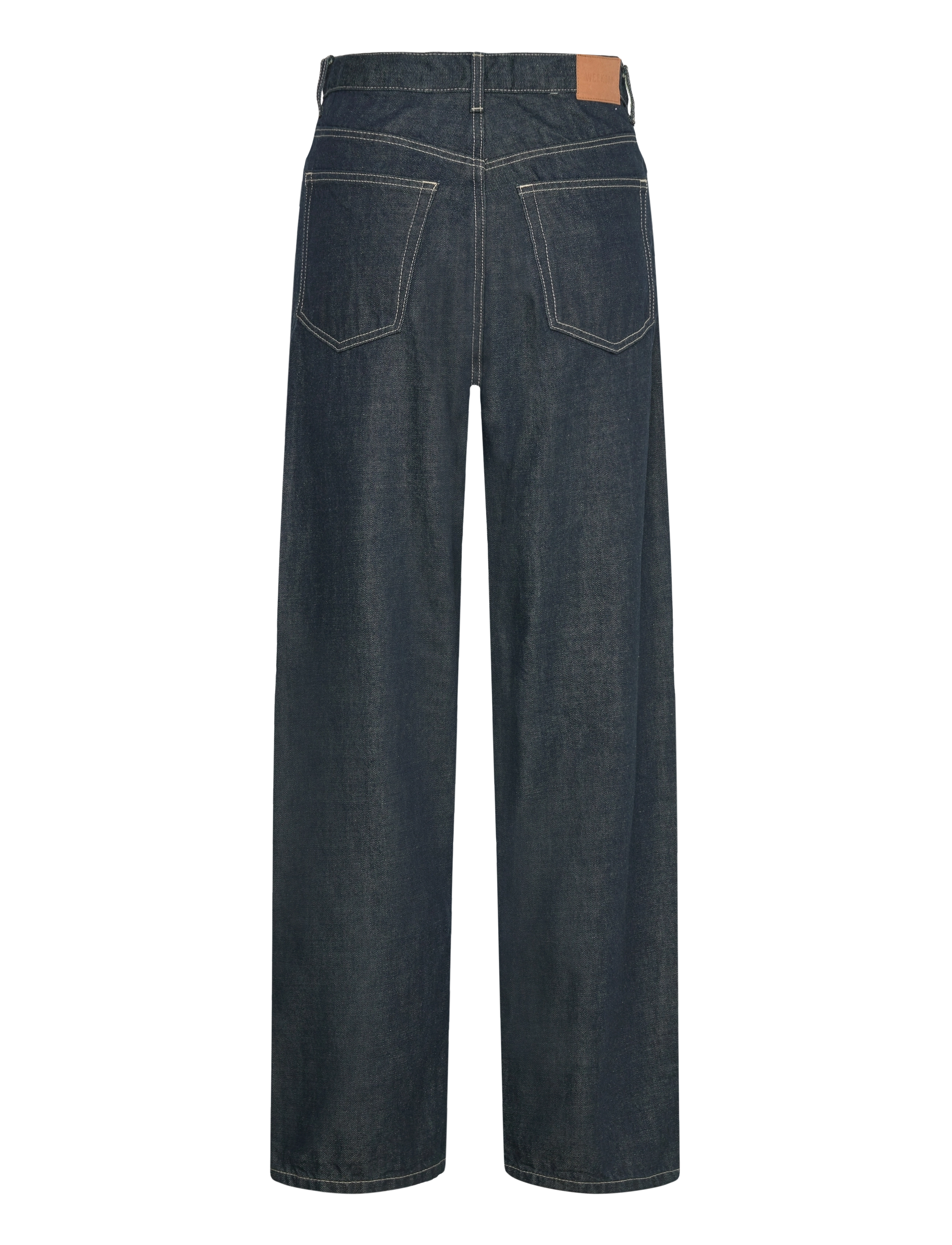 Weekday - Rail Mid Loose Jeans - džinsi ar platām starām - blue rinse - 1