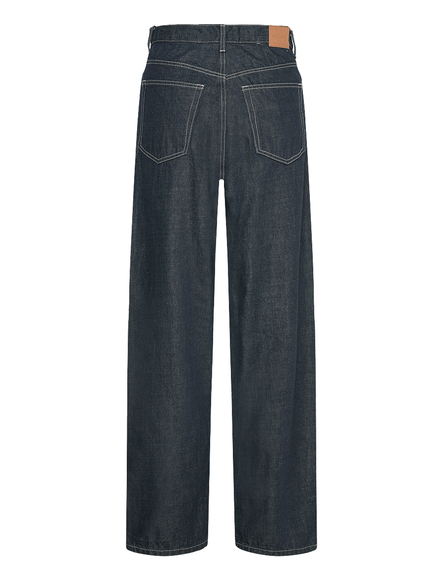 Weekday - Rail Mid Loose Jeans - laia säärega teksad - blue rinse - 1