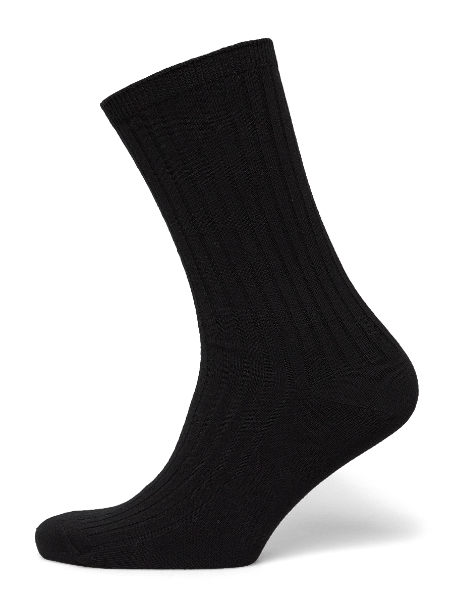 Weekday - 3-pack Rib Socks - crew socks - black - 2
