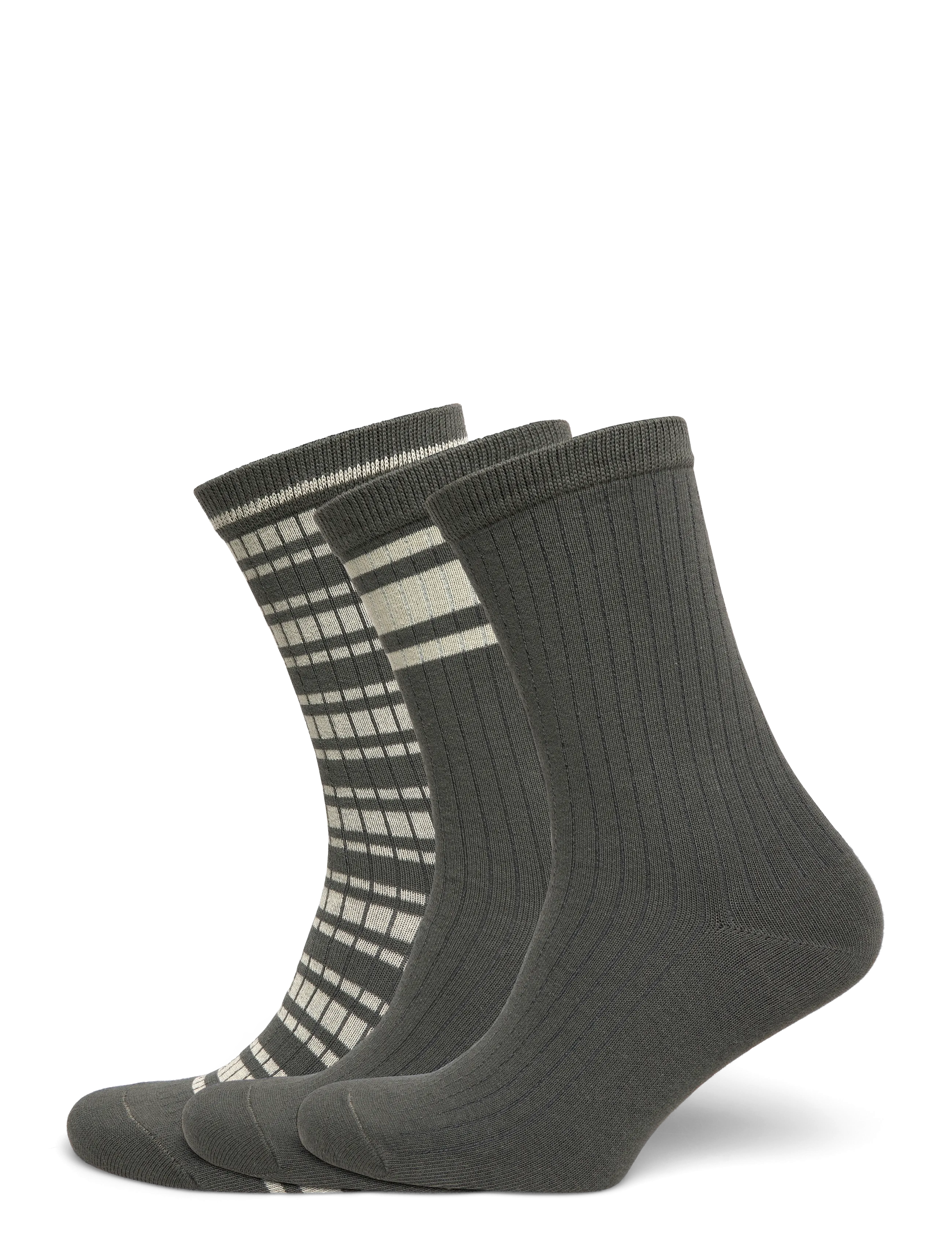 Weekday - 3-Pack Rib Socks -