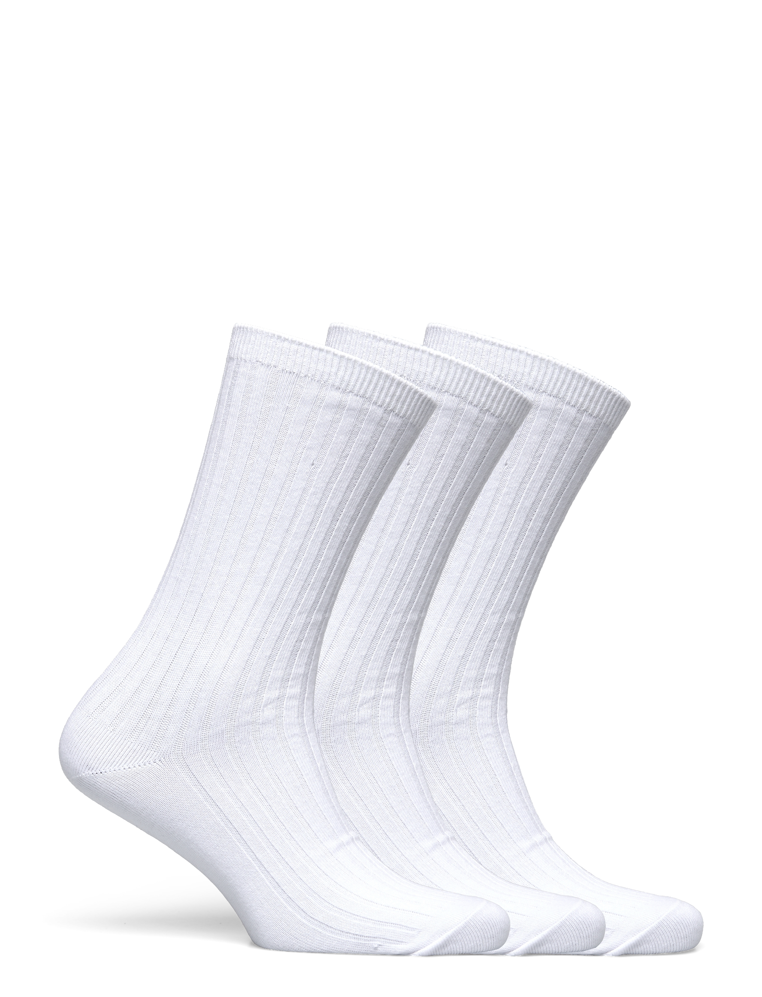 Weekday - 3-pack Rib Socks - white - 1