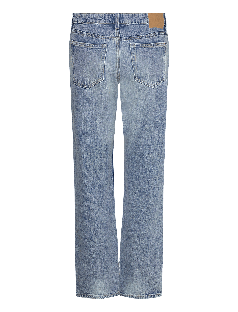 Weekday - Arrow Low Rise Regular Straight Leg Jeans - straight jeans - blue fade - 1