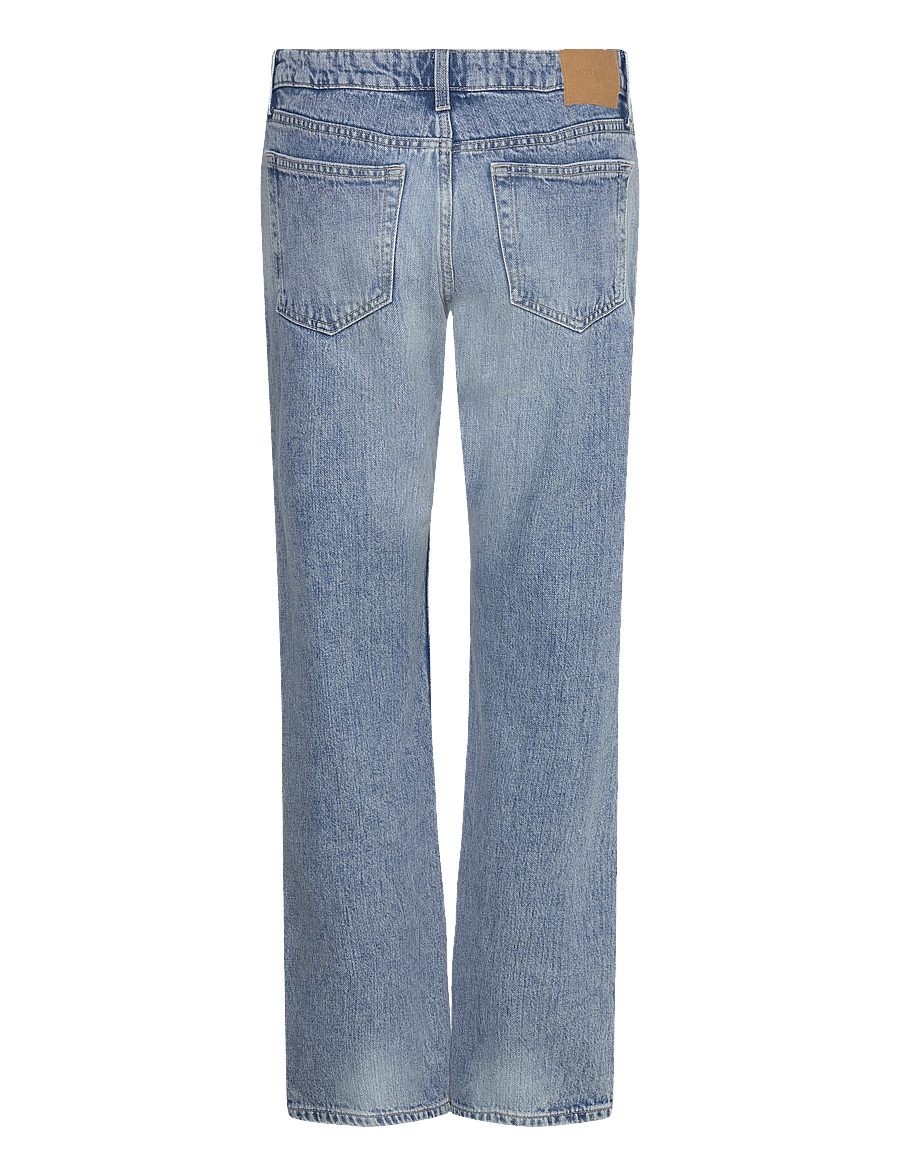 Weekday - Arrow Low Rise Regular Straight Leg Jeans - sirge säärega teksad - blue fade - 1