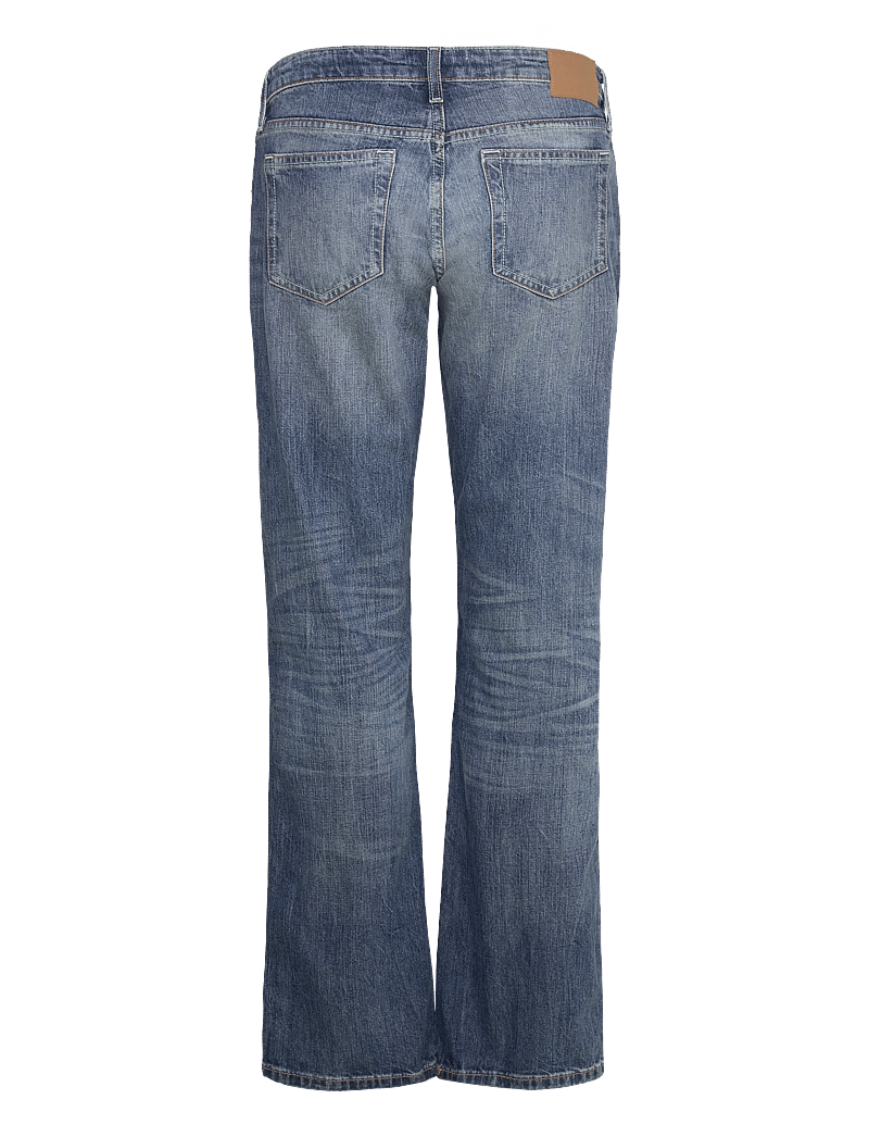Weekday - Arrow Low Rise Regular Straight Leg Jeans - raka jeans - board blue - 1