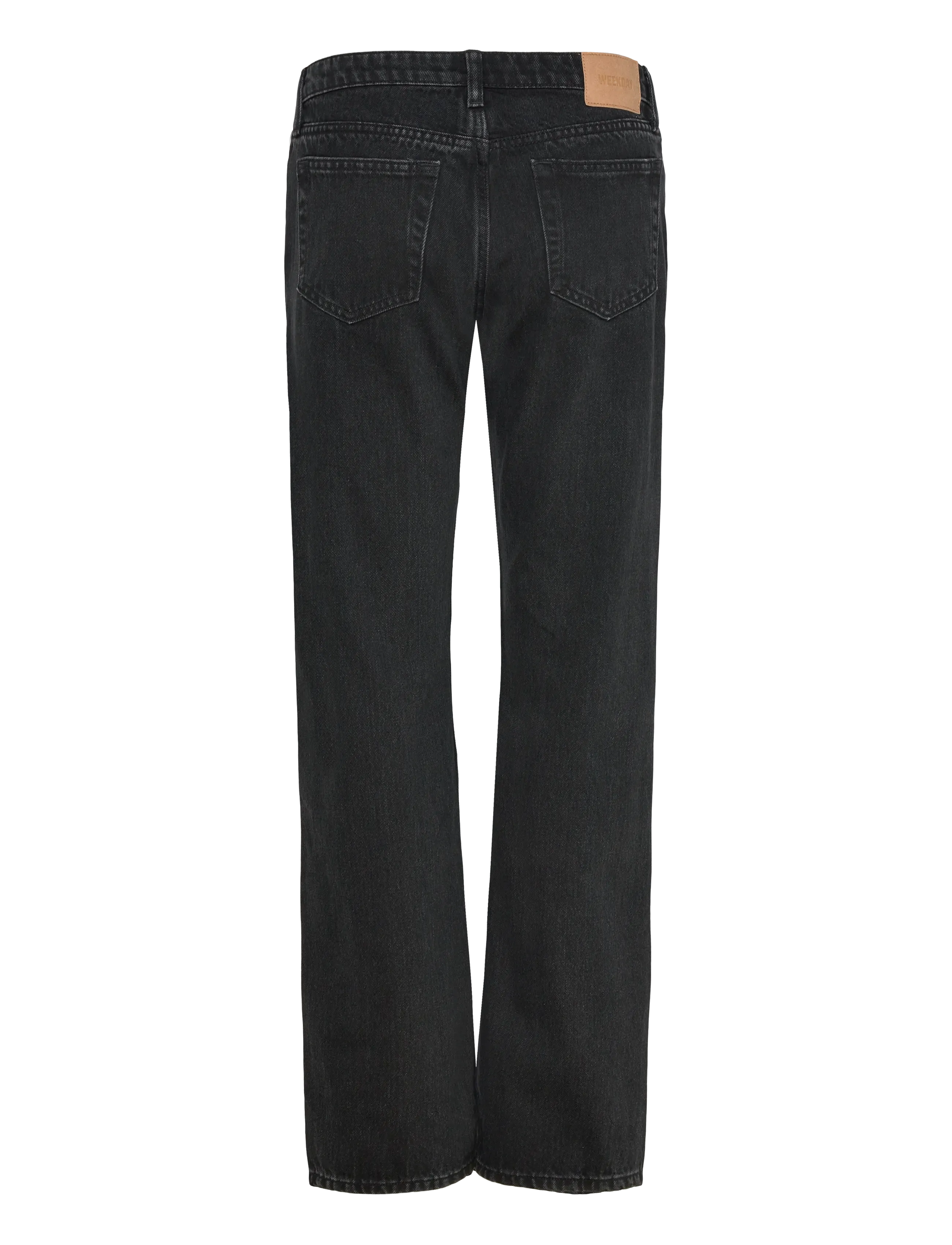 Weekday - Arrow Low Rise Regular Straight Leg Jeans - gerade jeans - tuned black - 1