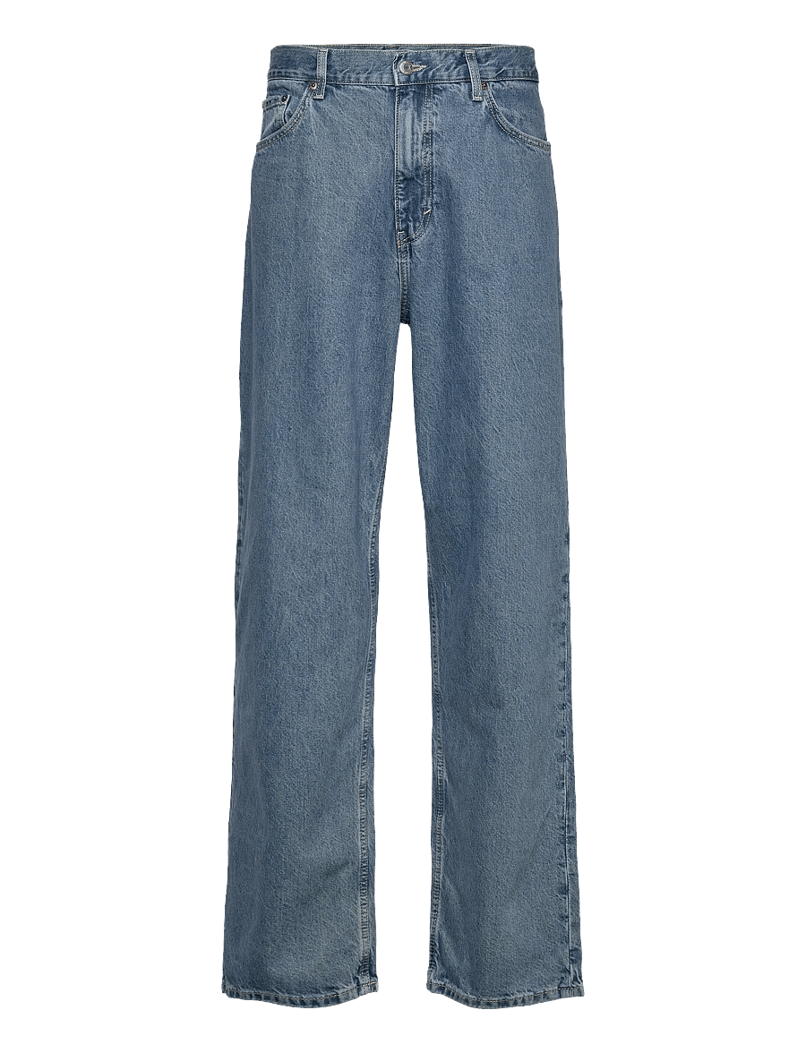 Weekday - Galaxy Mid Rise Loose Straight Jeans - loose jeans - 2000 blue - 0