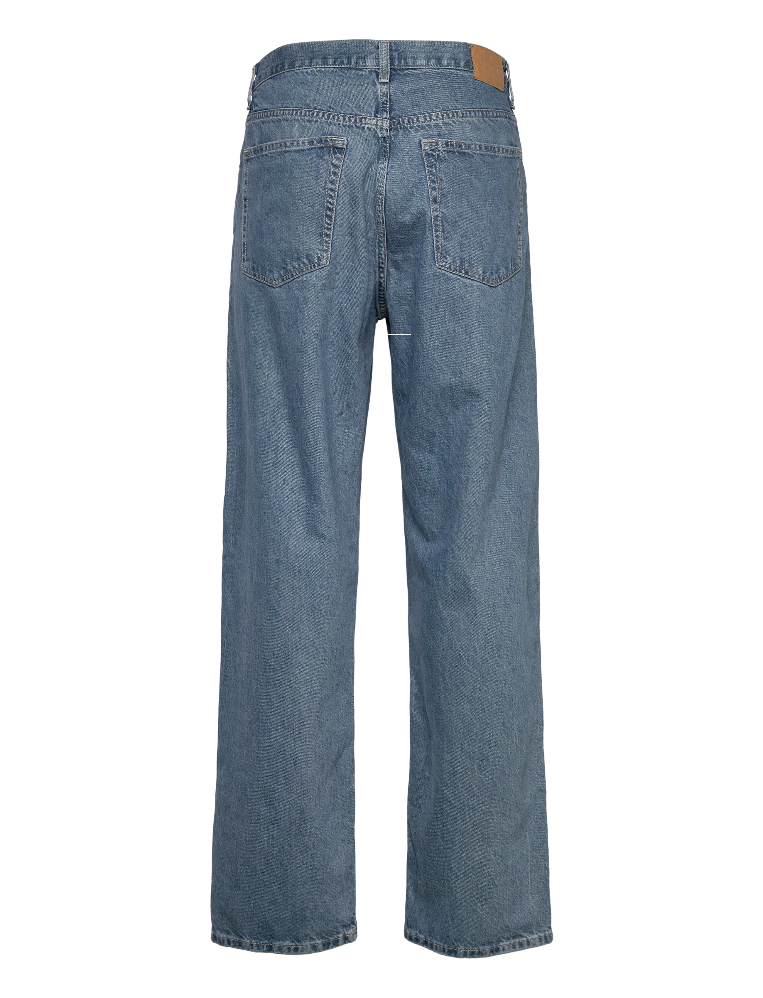 Weekday - Galaxy Mid Rise Loose Straight Leg Unisex Jeans - loose jeans - 2000 blue - 1