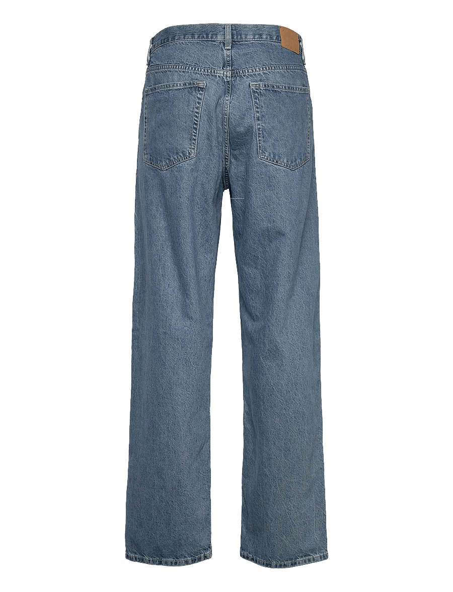 Weekday - Galaxy Mid Rise Loose Straight Jeans - loose jeans - 2000 blue - 1