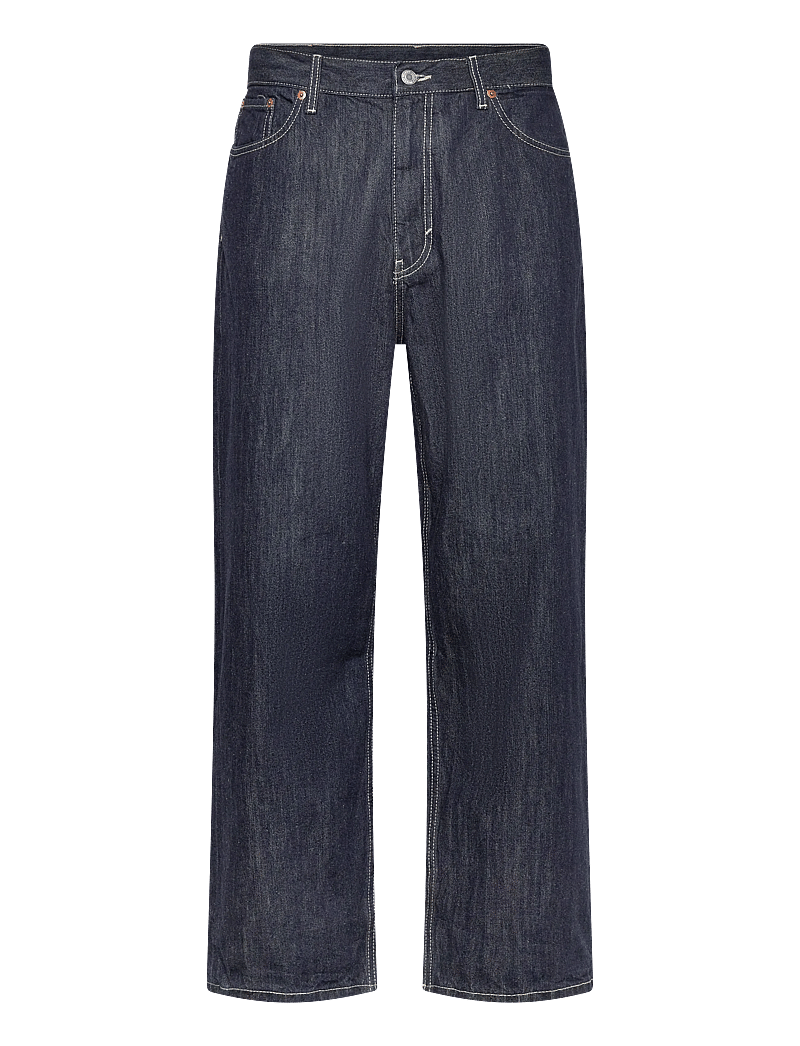 Weekday - Galaxy Mid Rise Loose Straight Leg Jeans - loose jeans - blue rinse - 0