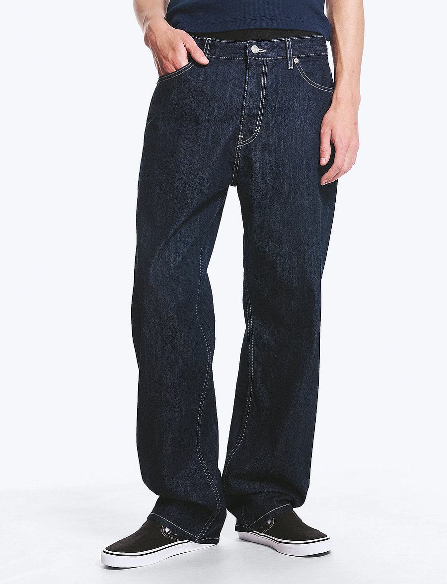 Weekday - Galaxy Mid Rise Loose Straight Jeans - weite jeans - blue rinse - 5