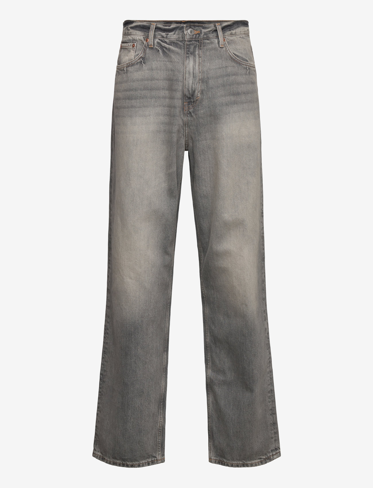 Weekday - Galaxy Mid Rise Loose Straight Leg Unisex Jeans - loose jeans - canyon grey - 0