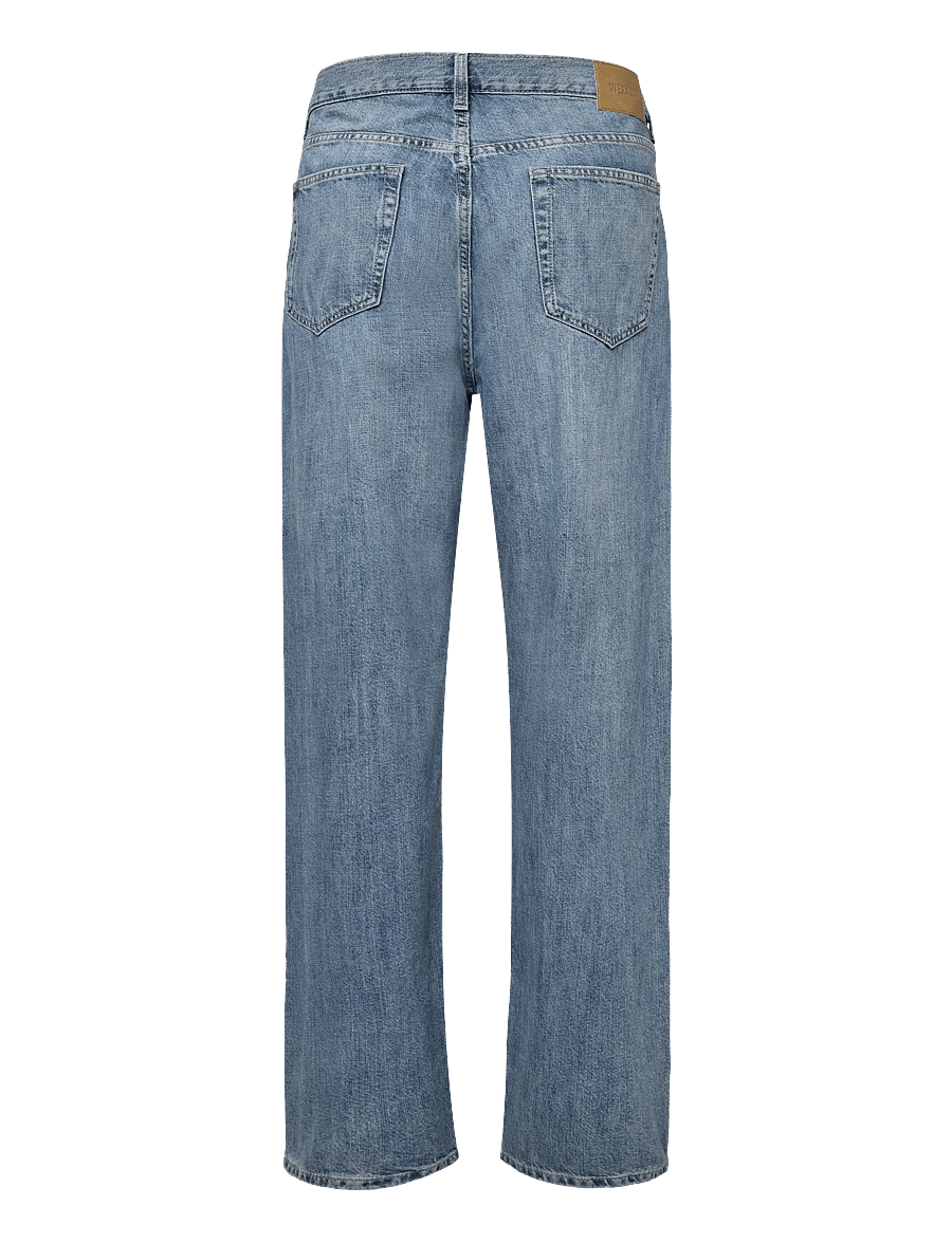Weekday - Galaxy Mid Rise Loose Straight Jeans - alt laienevad teksad - captain blue - 1