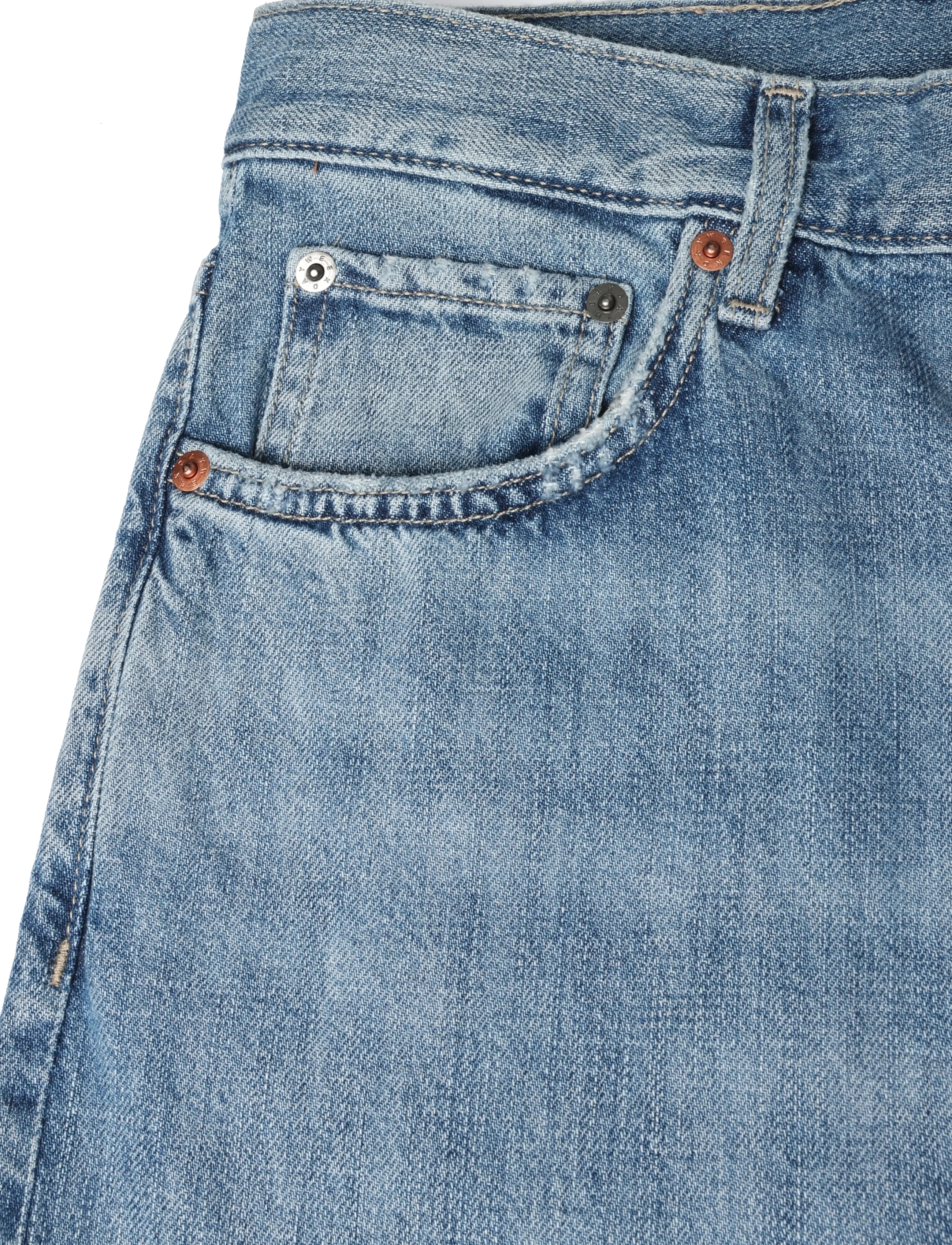 Weekday - Galaxy Mid Rise Loose Straight Jeans - alt laienevad teksad - captain blue - 2