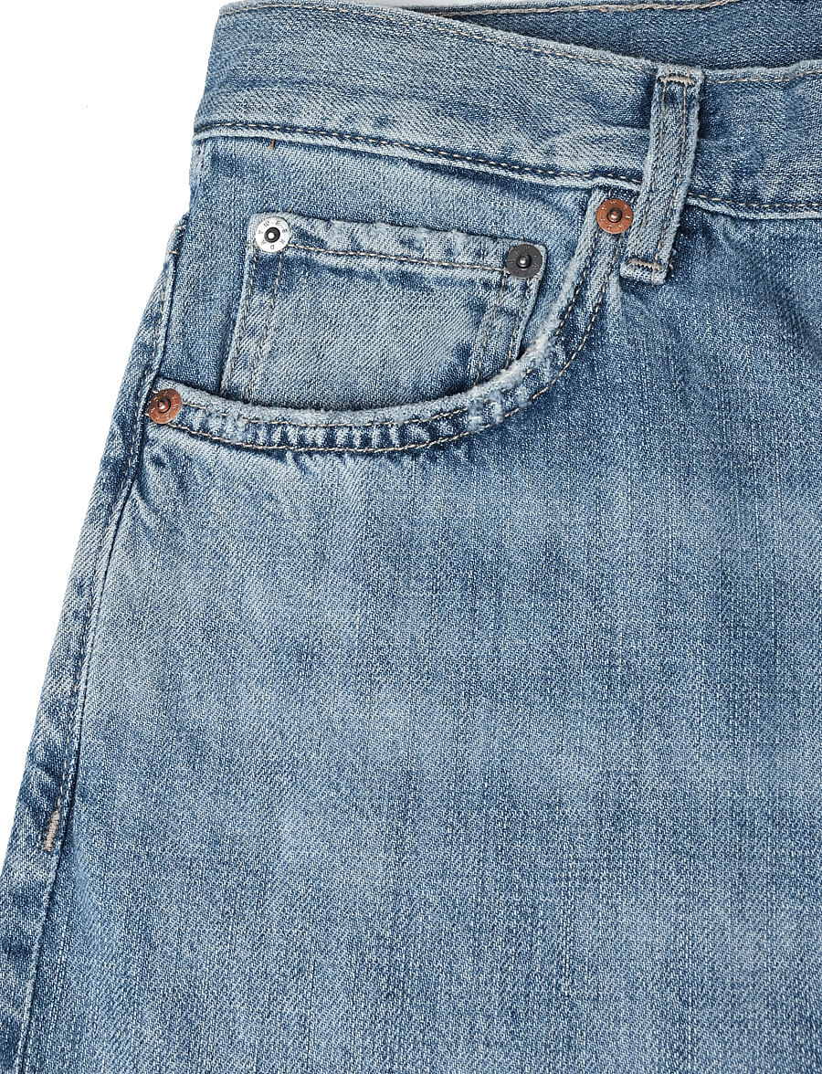 Weekday - Galaxy Mid Rise Loose Straight Jeans - alt laienevad teksad - captain blue - 2