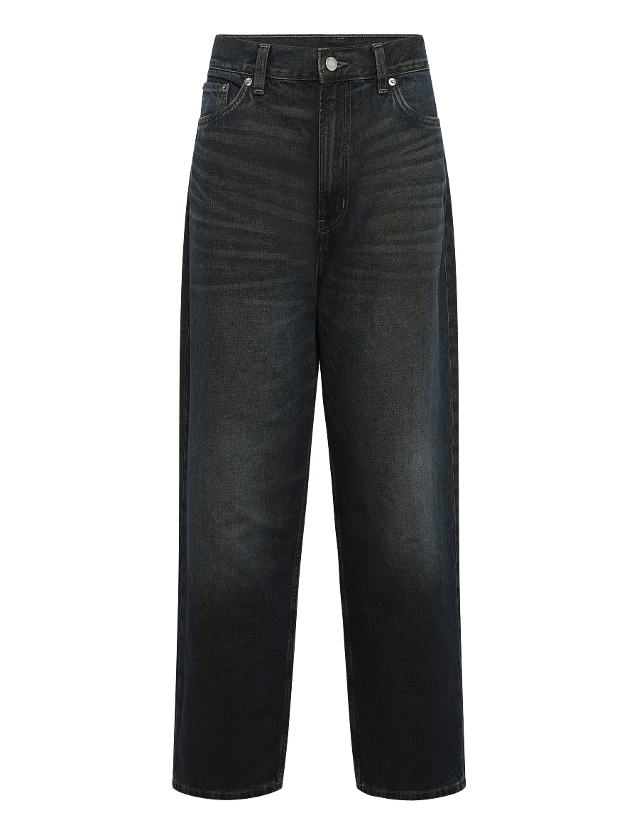 Weekday - Galaxy Mid Rise Loose Straight Jeans - loose jeans - lobster blue - 0